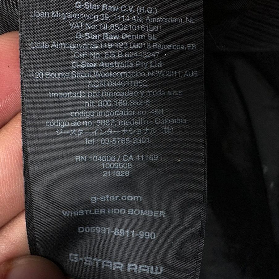 G-Star G-Star Raw Whistler HDD Bomber Jacket Mens Medium Puffer Size US M / EU 48-50 / 2 - 16 Thumbnail