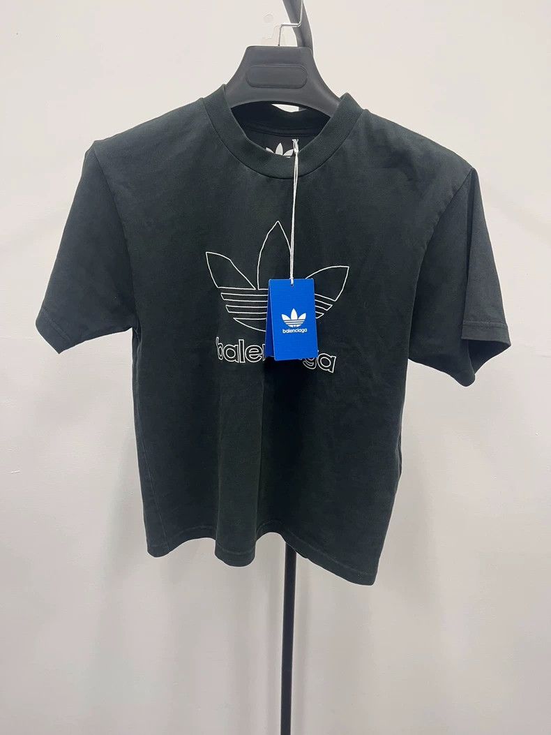 Balenciaga Balenciaga x adidas Logo Short Sleeve T-Shirt - dmc Size US M / EU 48-50 / 2 - 1 Thumbnail