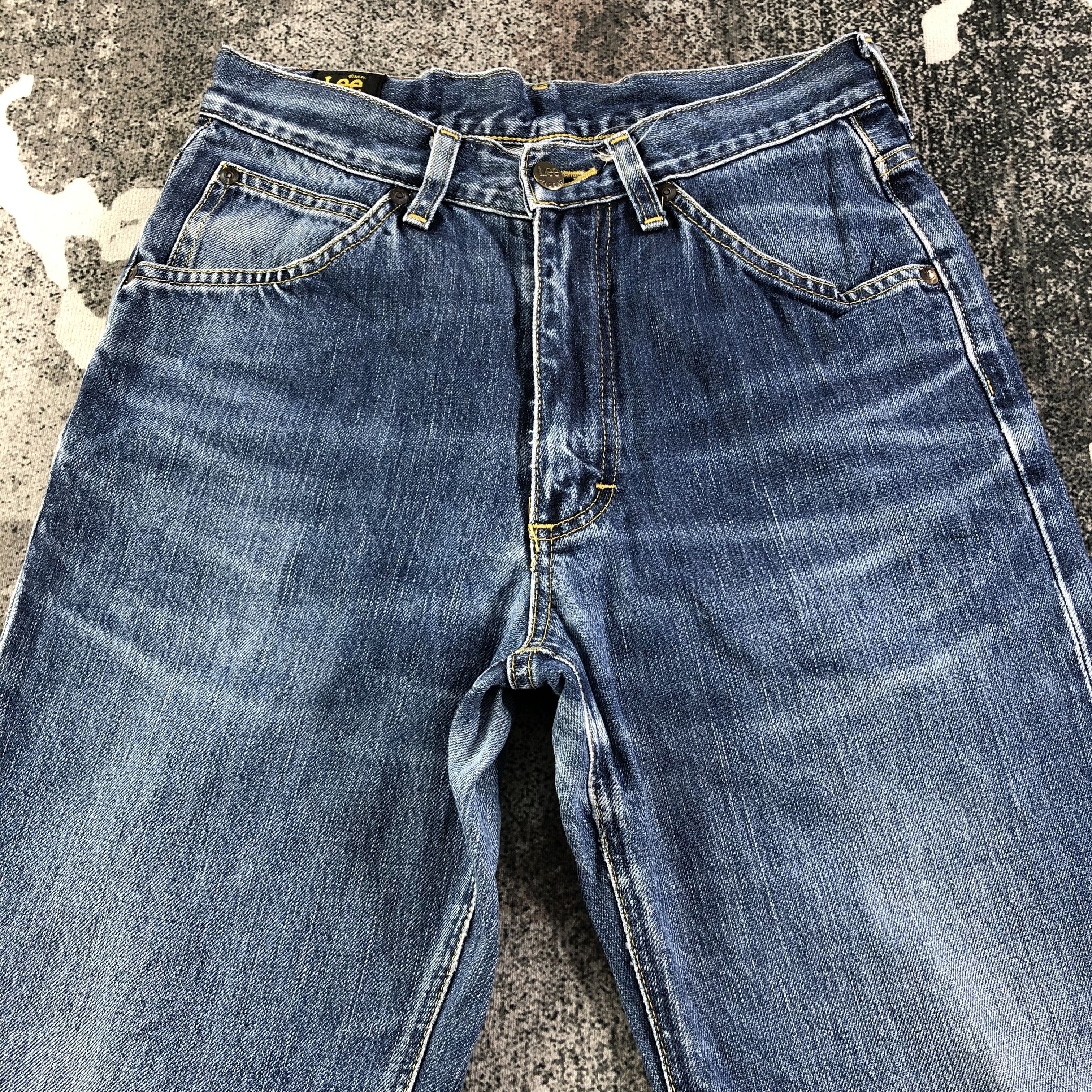Lee Vintage Lee Riders Jeans Blue Wash Denim KJ1730 Size US 28 / EU 44 - 3 Thumbnail
