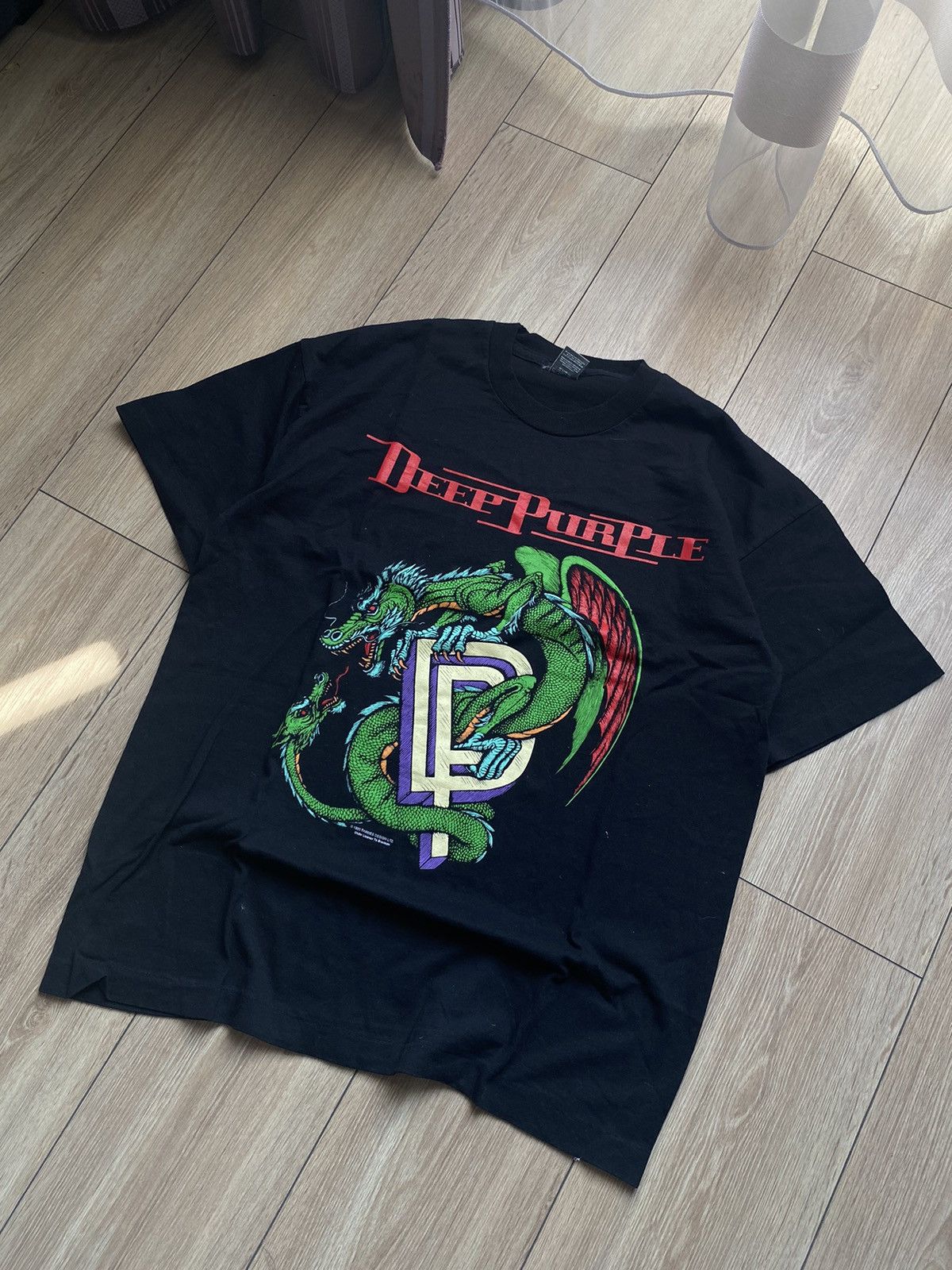 Band Tees × Vintage Vintage Band Deep Purple the battle rages on world tour 1993 Size US XL / EU 56 / 4 - 1 Thumbnail