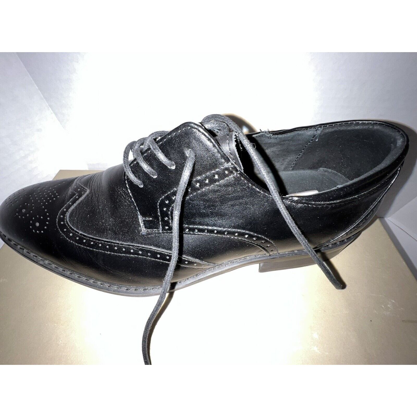 The Unbranded Brand Joseph Abound Men's Black Leather Wingtip Oxford Size 10D Size US 10 / EU 43 - 8 Thumbnail