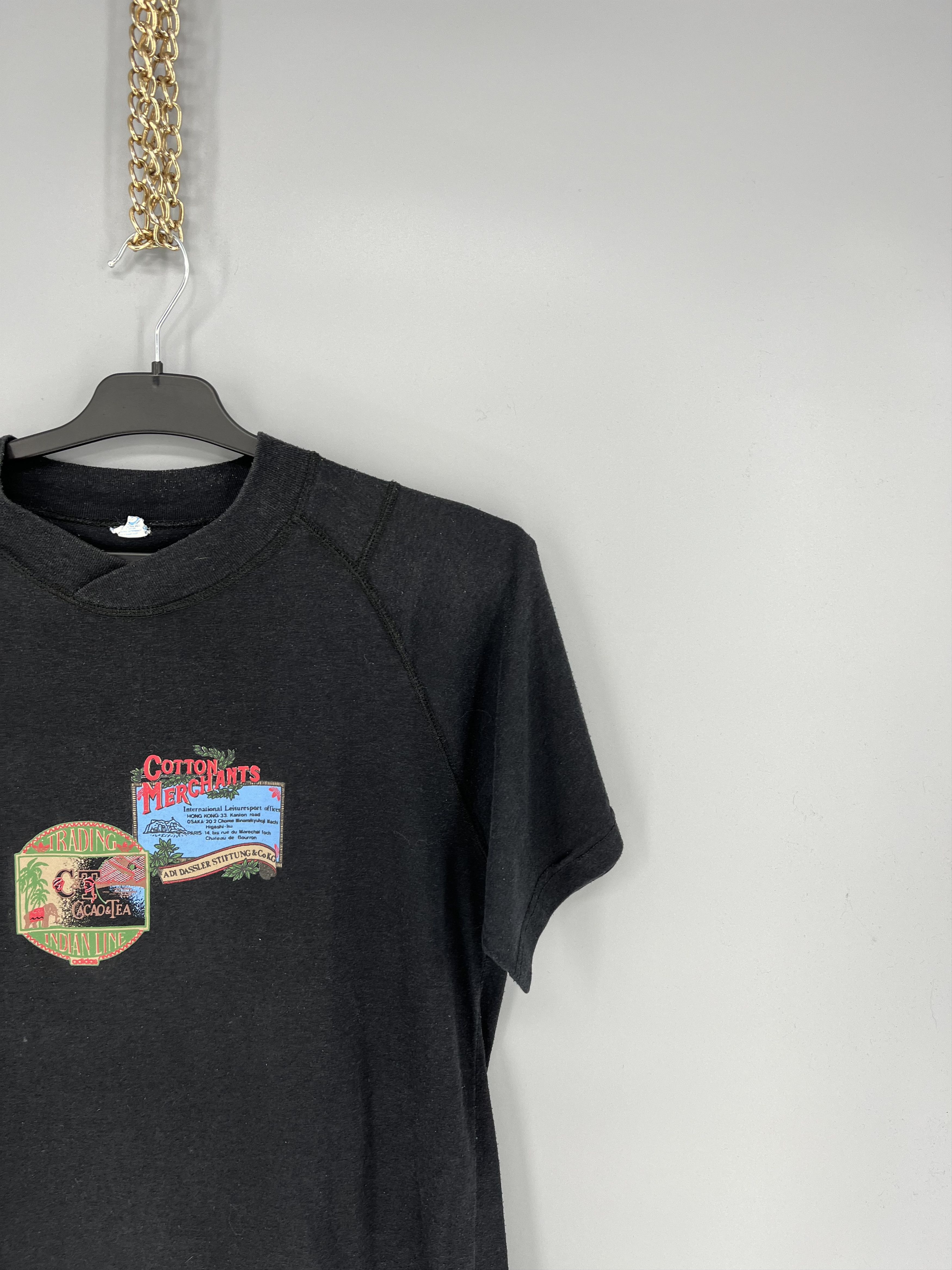 Adidas RARE!! Vintage Y2K 90s Adidas Logo Tee Streetwear Made Spain Size US S / EU 44-46 / 1 - 6 Thumbnail