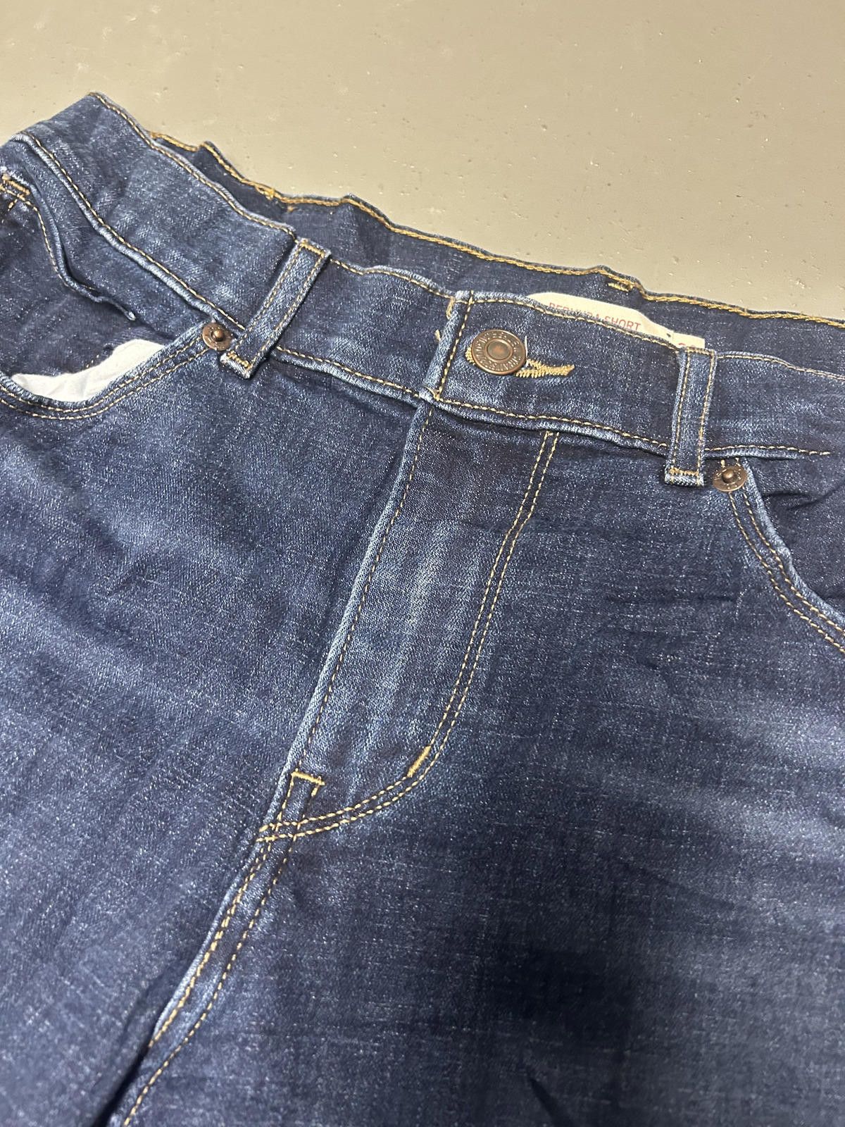 Designer Stylish Denim Bermuda Shorts - Size 30 Size US 30 / EU 46 - 2 Thumbnail