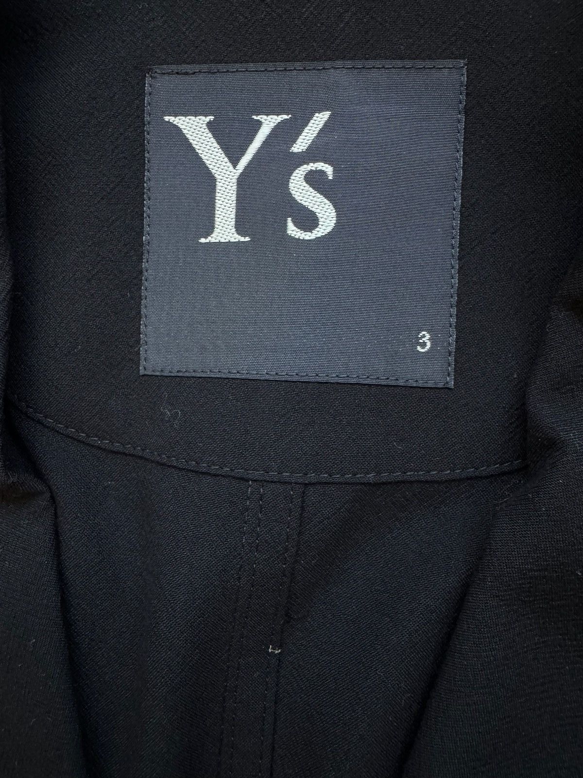 Yohji Yamamoto Yohji Yamamoto Y's Black Womens Blazer Size L / US 10 / IT 46 - 4 Thumbnail