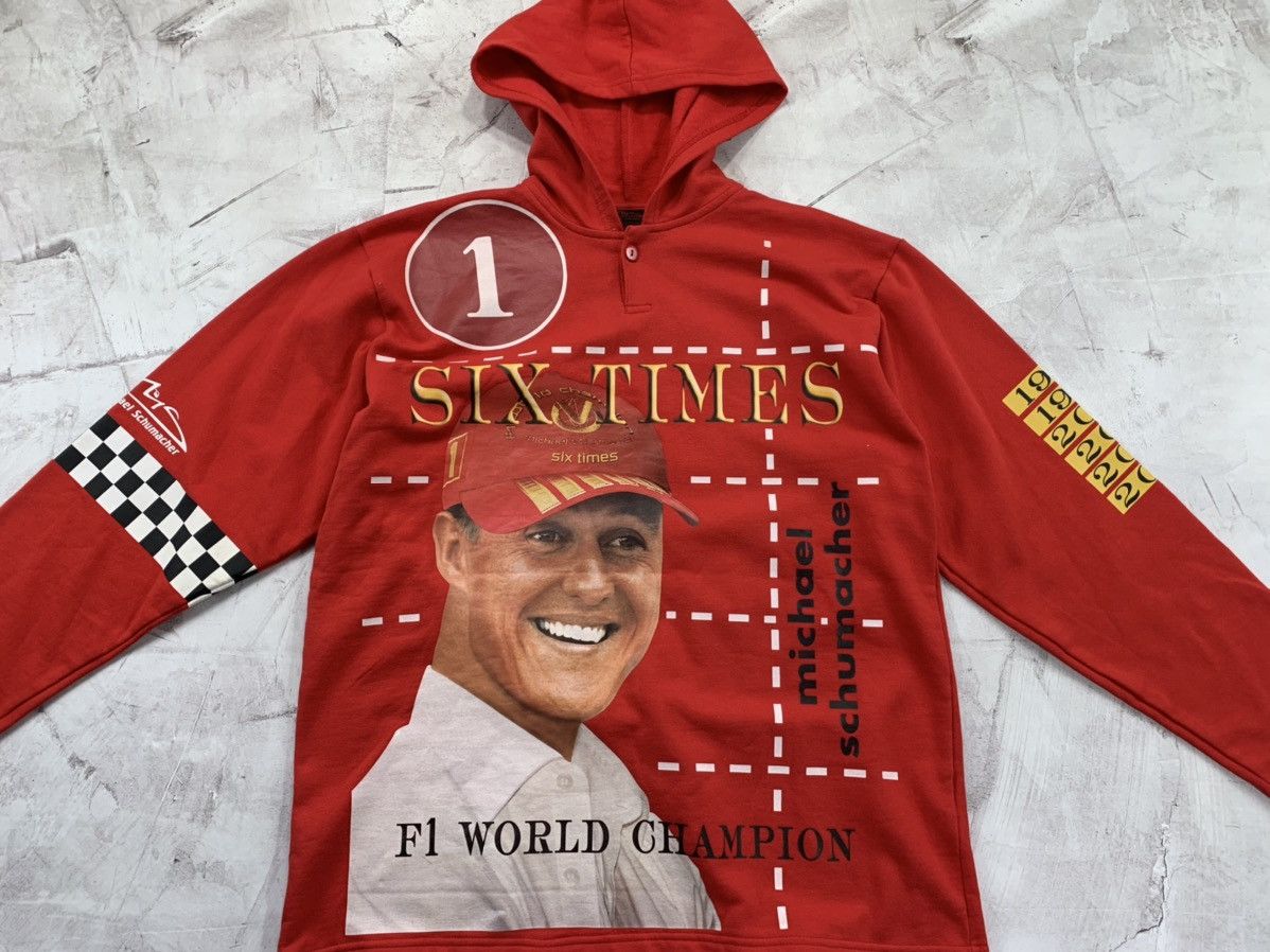 Ferrari × Vintage Mens hoodie Michael Schumacher Size L Size US L / EU 52-54 / 3 - 2 Thumbnail