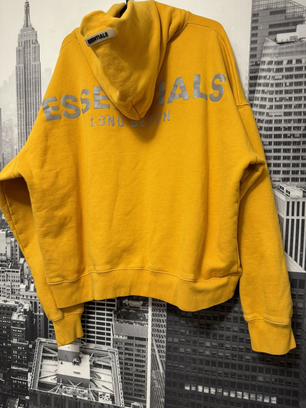 Fear of God 🔥Fear of God Essentials LONG BEACH Hoodie Yellow SZ Medium Size US M / EU 48-50 / 2 - 6 Thumbnail