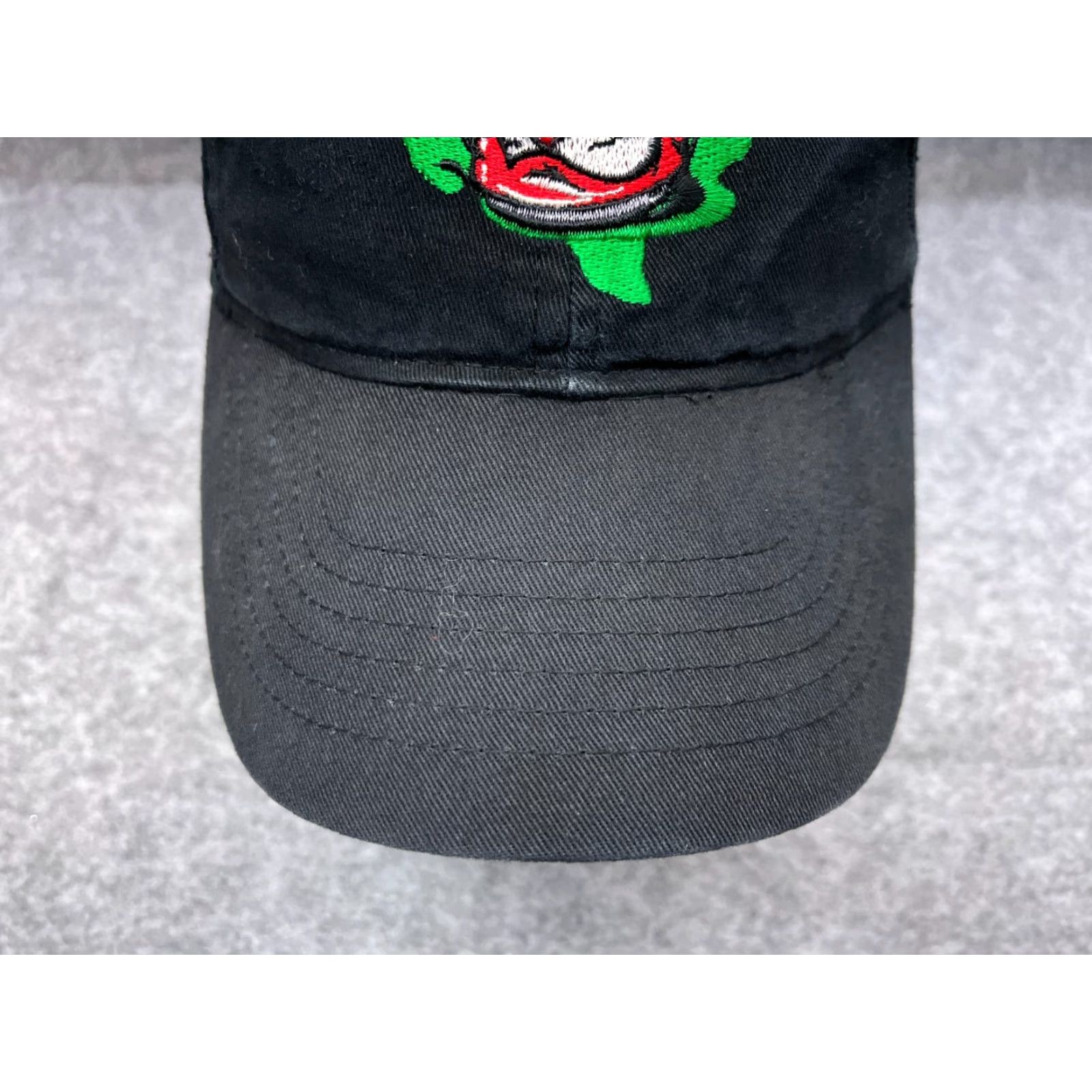 Vintage Headshot Hat Cap Adjustable One Size Black Polyester Blend - Classic Baseball Cap - Unisex Adults - Outdoor Logo - Casual Wear Size ONE SIZE - 3 Thumbnail