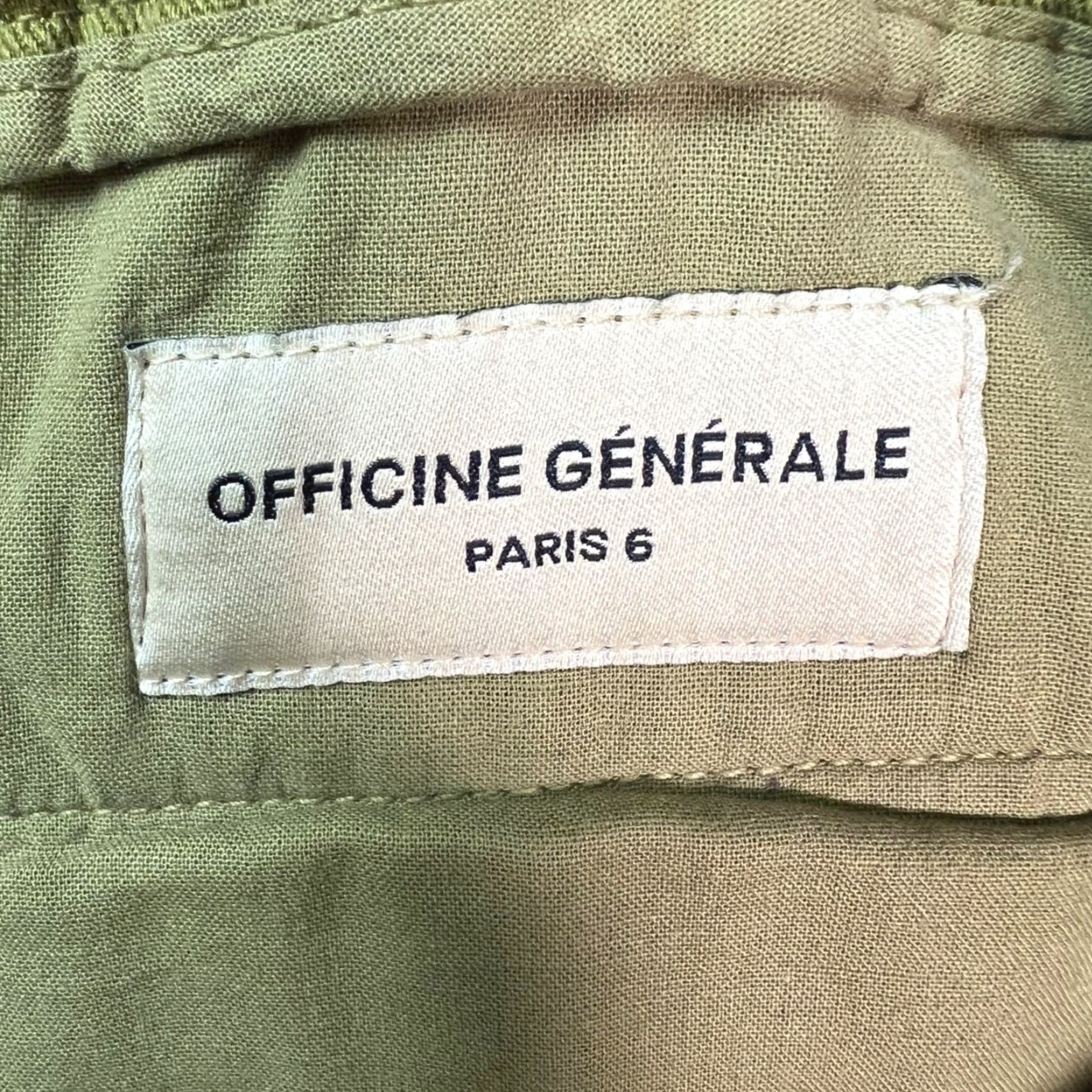 Olive Officine Generale Pants Mens Size 50 Olive Green Lyocell Cotton Utility Chino Straight Front Pockets Casual 33 in Waist生 Size US 34 / EU 50 - 3 Thumbnail