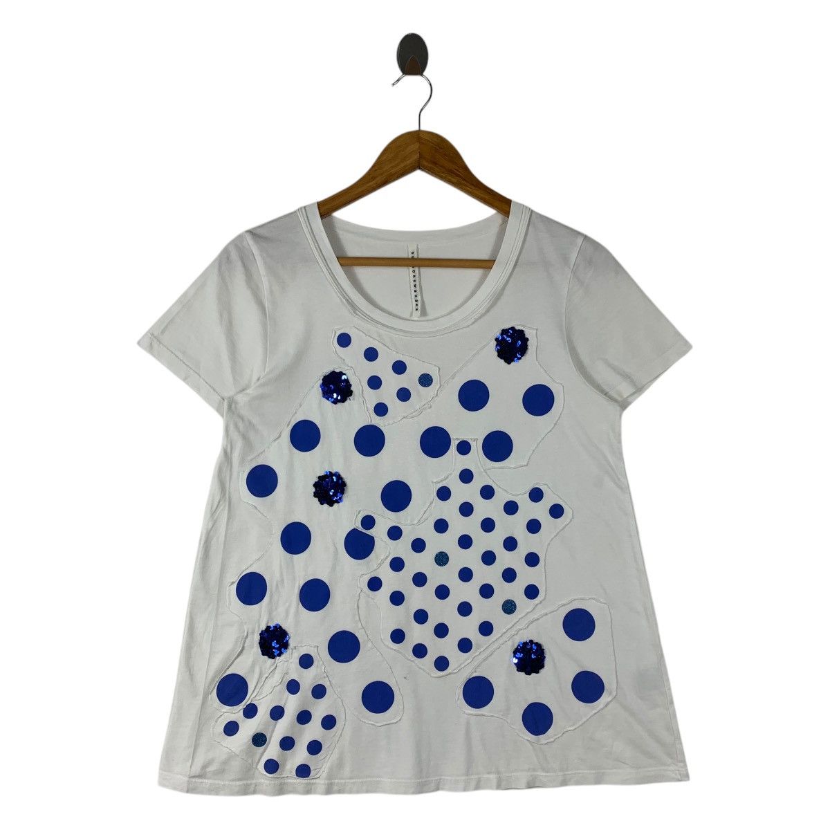 Designer × Issey Miyake SUNAOKUWAHARA patchwork women tee Size M / US 6-8 / IT 42-44 - 1 Thumbnail