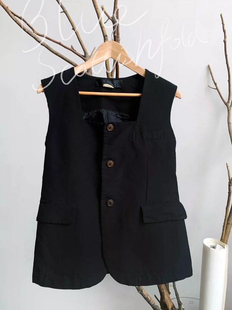 Comme Des Garcons Black polyester vest
