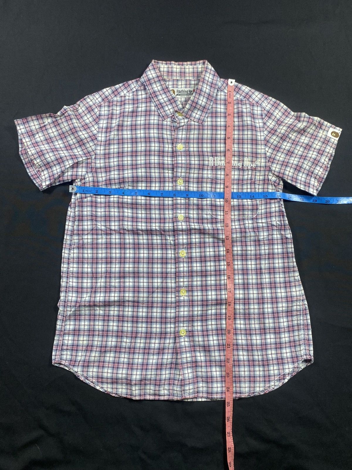 Bape Bape A Bathing Ape Tartan button up shirt Size US S / EU 44-46 / 1 - 13 Thumbnail