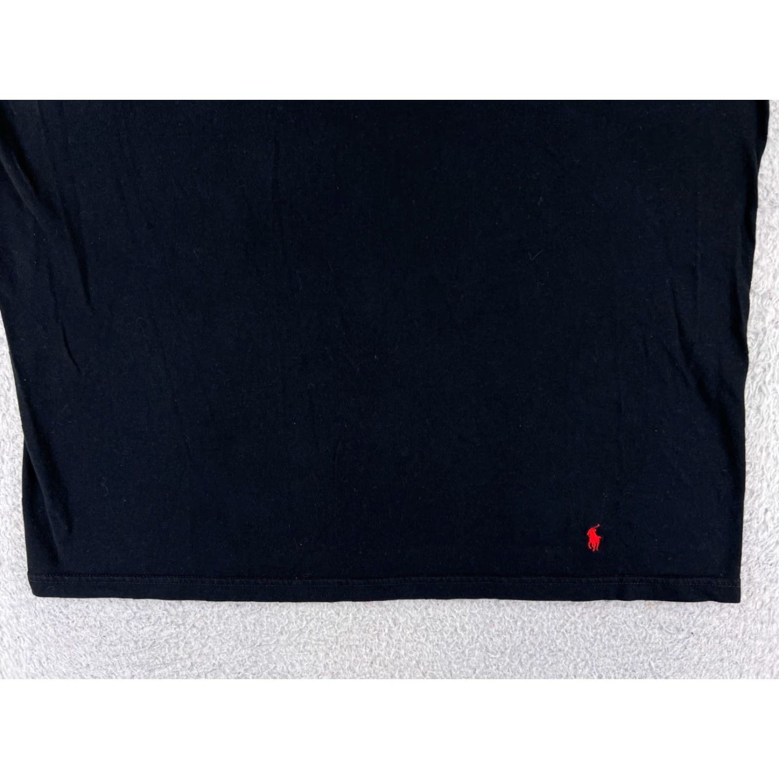 Ralph Lauren VINTAGE Ralph Lauren Shirt Adult Large Black Slim Fit Short Sleeve Crew Neck Cotton Sports Mens Size US L / EU 52-54 / 3 - 5 Thumbnail