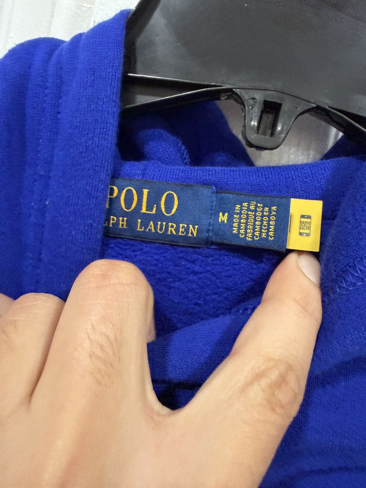 Polo Ralph Lauren Royal blue burgundy logo hoodie Size US M / EU 48-50 / 2 - 2 Thumbnail