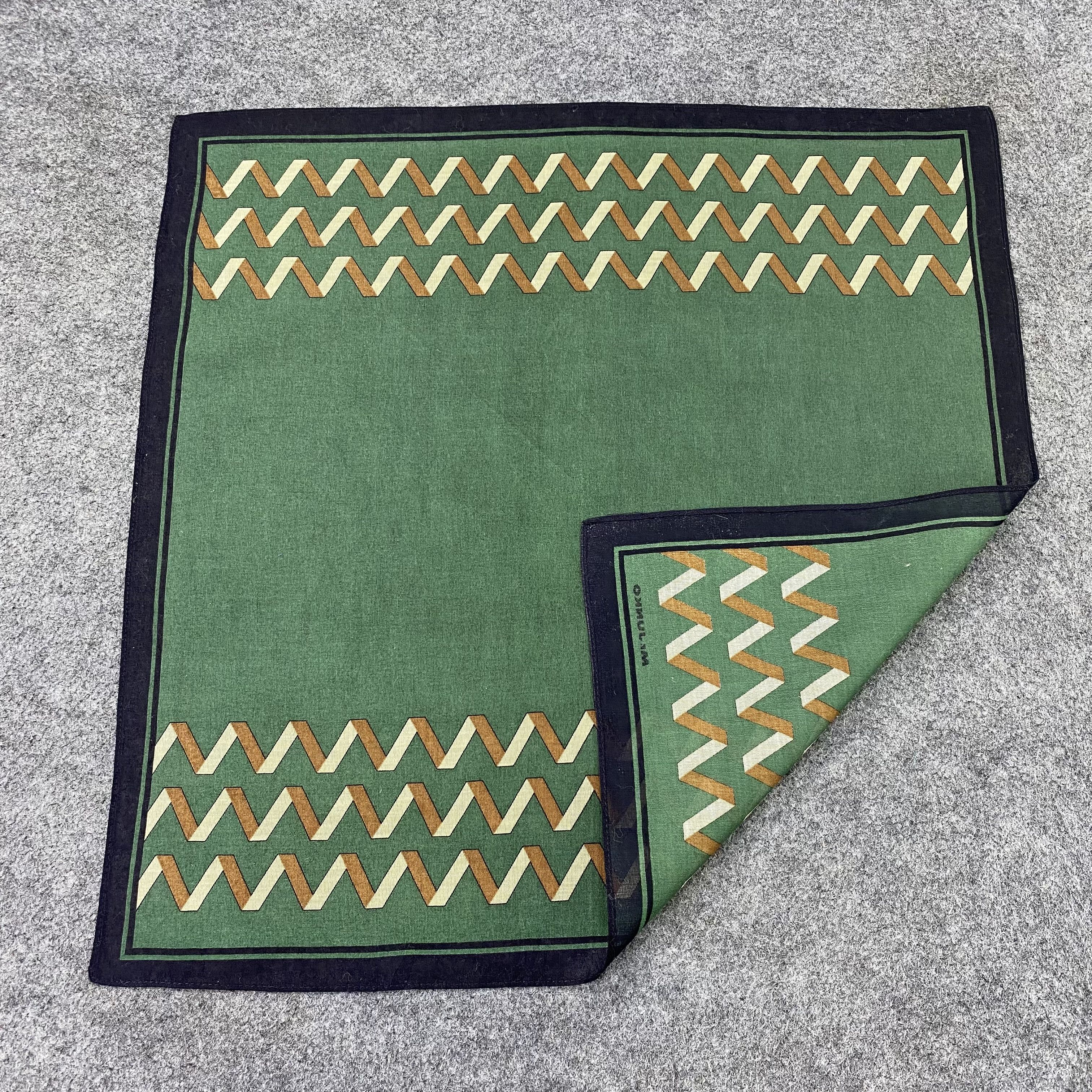 Japanese Brand Mr.Junko Handkerchief Neckerchief Bandana-B1821 Size ONE SIZE - 5 Thumbnail