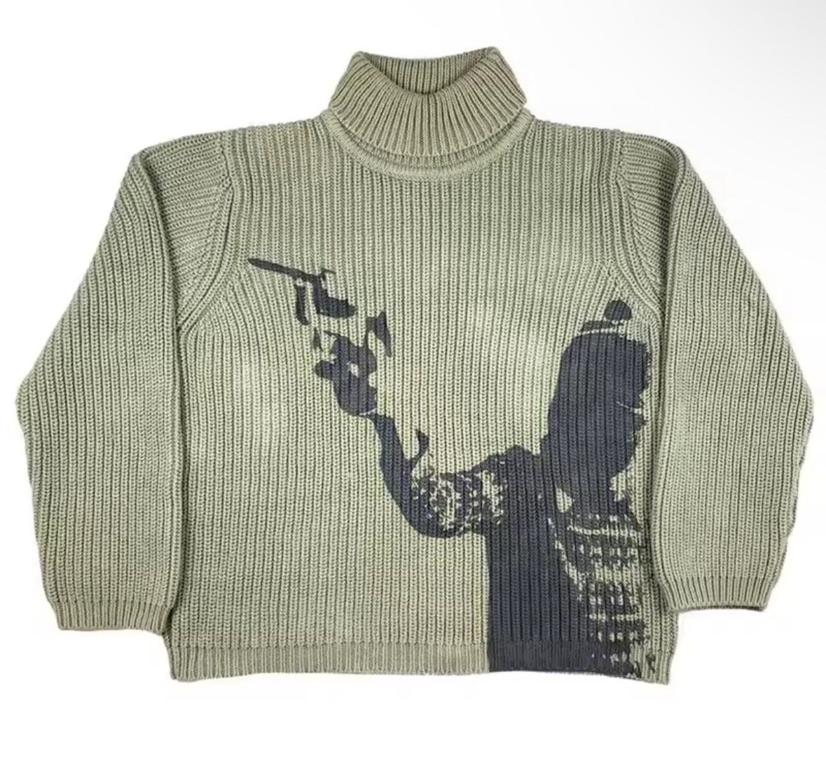 Japanese Brand Streetwear Vintage Turtleneck Sweater Men Women Knitwear Size US L / EU 52-54 / 3 - 1 Thumbnail
