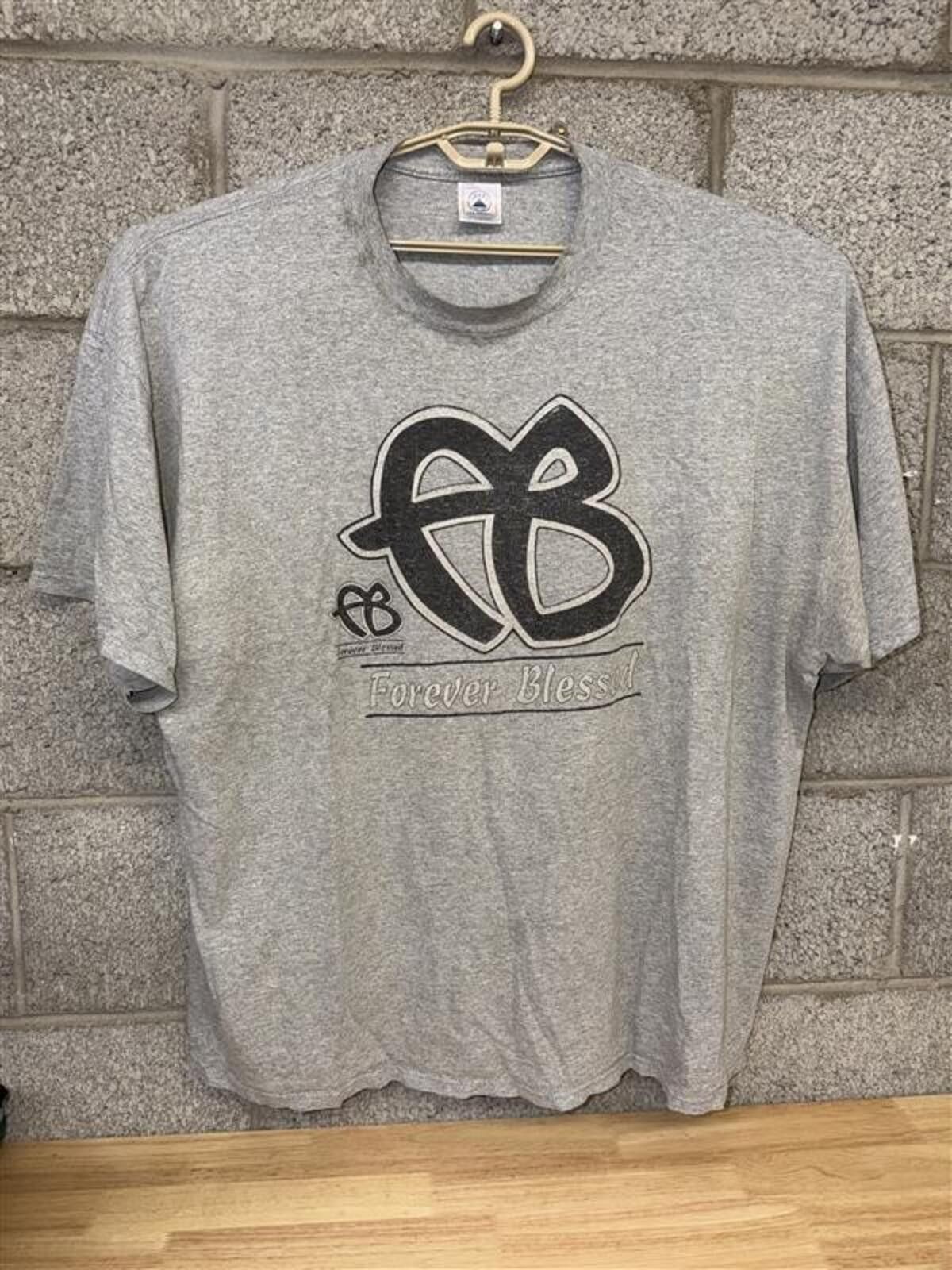 Other Forever Blessed AB Logo 3XL Gray Graphic Streetwear Shirt Size US XXL / EU 58 / 5 - 1 Thumbnail