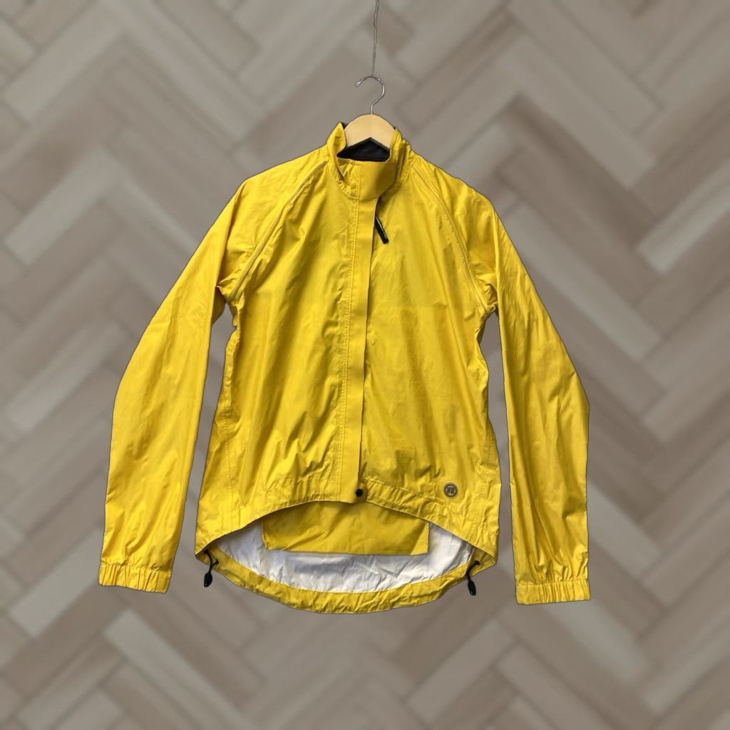 Rains Novara Jacket Mens M Yellow Cycling Windbreaker Light Water Resistant Zip Full Zip Adjustable Lightweight Wind-Resistant Regular Size US M / EU 48-50 / 2 - 1 Thumbnail