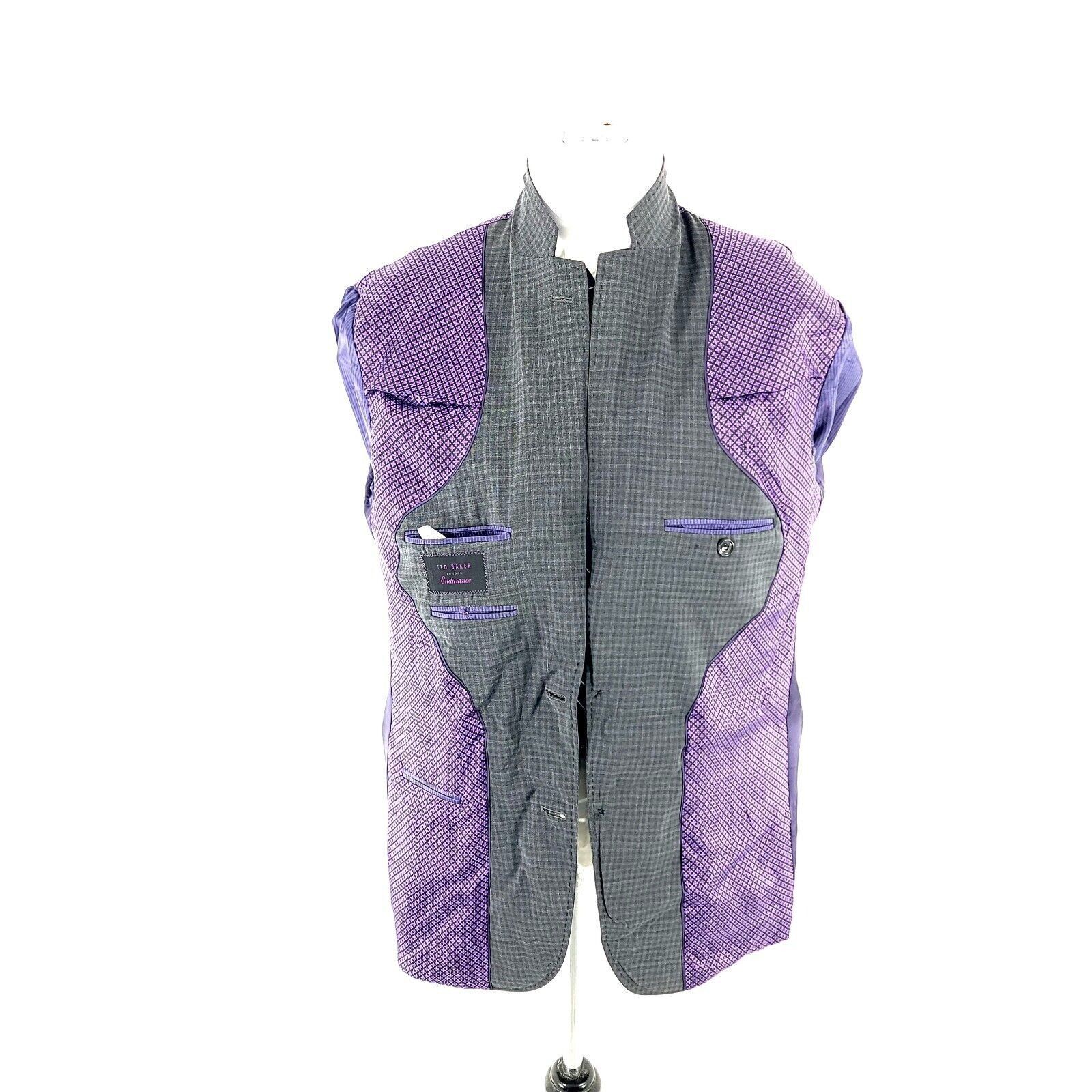 Ted Baker Ted Baker London Endurance Jones CT Wool 2 Button Blazer 40S Size 40S - 10 Thumbnail