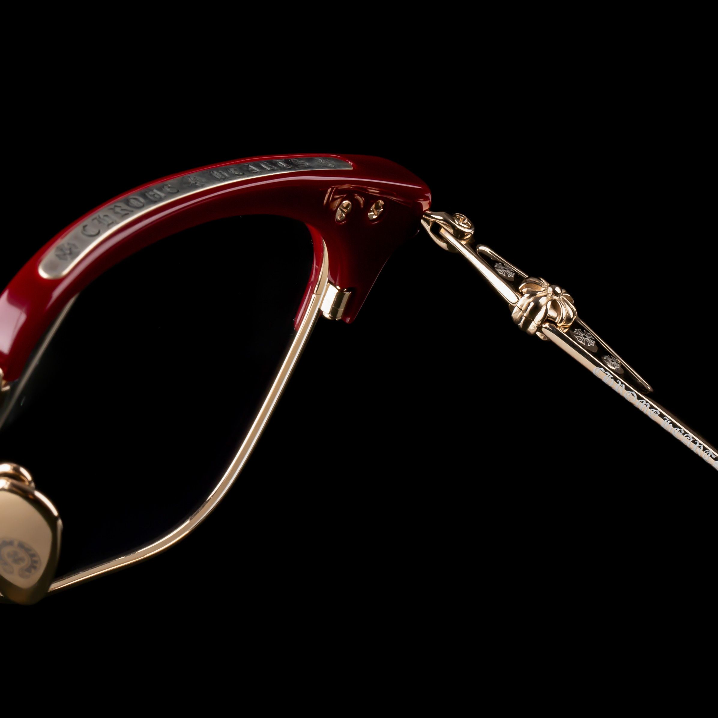 Chrome Hearts CHROME HEARTS SLUNTRADICTION (54) BORDELLO/ GP GLASSES Size ONE SIZE - 4 Thumbnail