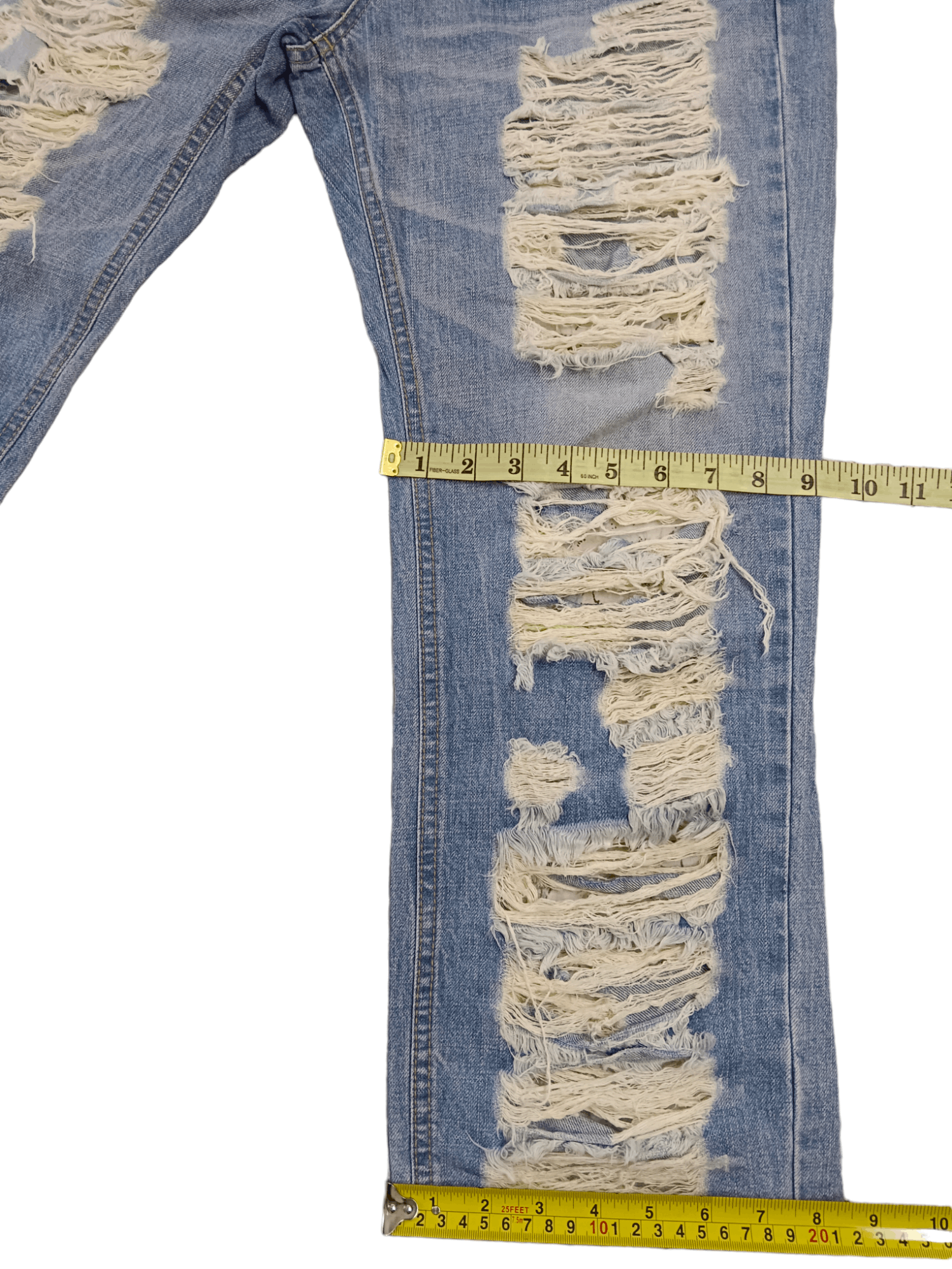 Japanese Brand 💥W❤️C💥 Seditionaries Distressed Cropped Punk Jeans Size US 30 / EU 46 - 9 Thumbnail