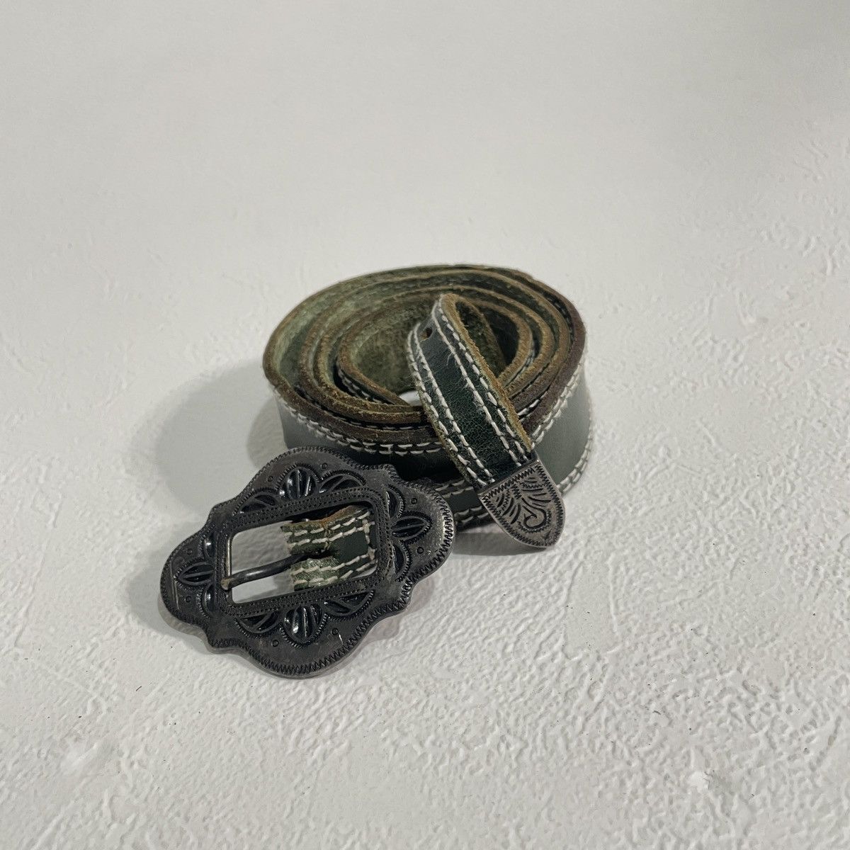 If Six Was Nine Vintage y2k western leather belts Size ONE SIZE - 1 Thumbnail