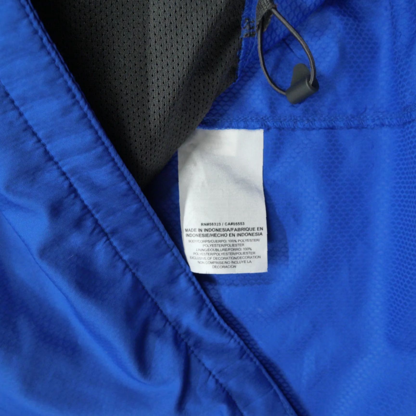 Nike Nike Jacket Adult Medium Blue Windbreaker Hooded Vented Zip Regular Men Size US M / EU 48-50 / 2 - 6 Thumbnail
