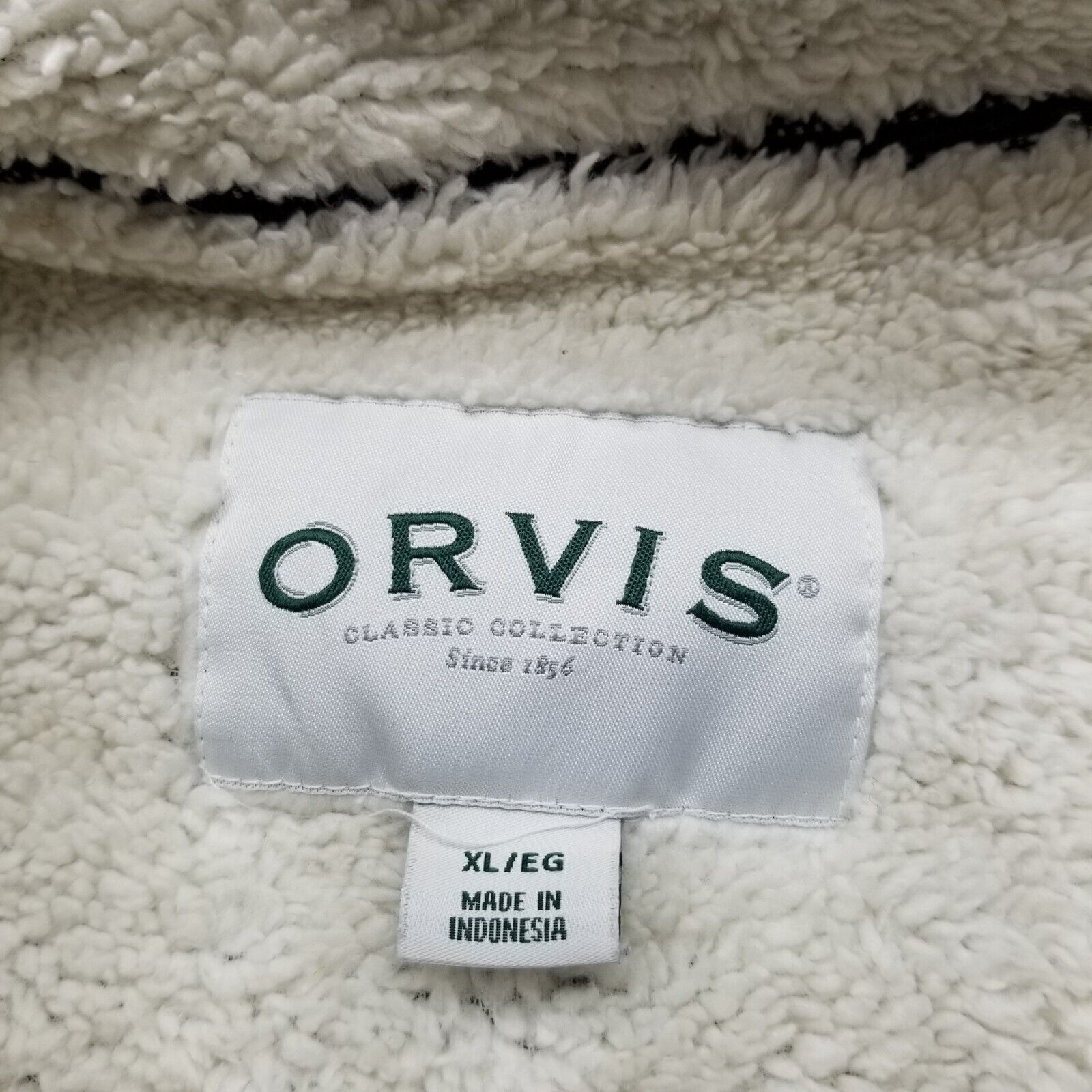 Orvis Orvis Sweater Mens XL Pullover Mock Neck Zip Sherpa Lining Size US XL / EU 56 / 4 - 2 Thumbnail