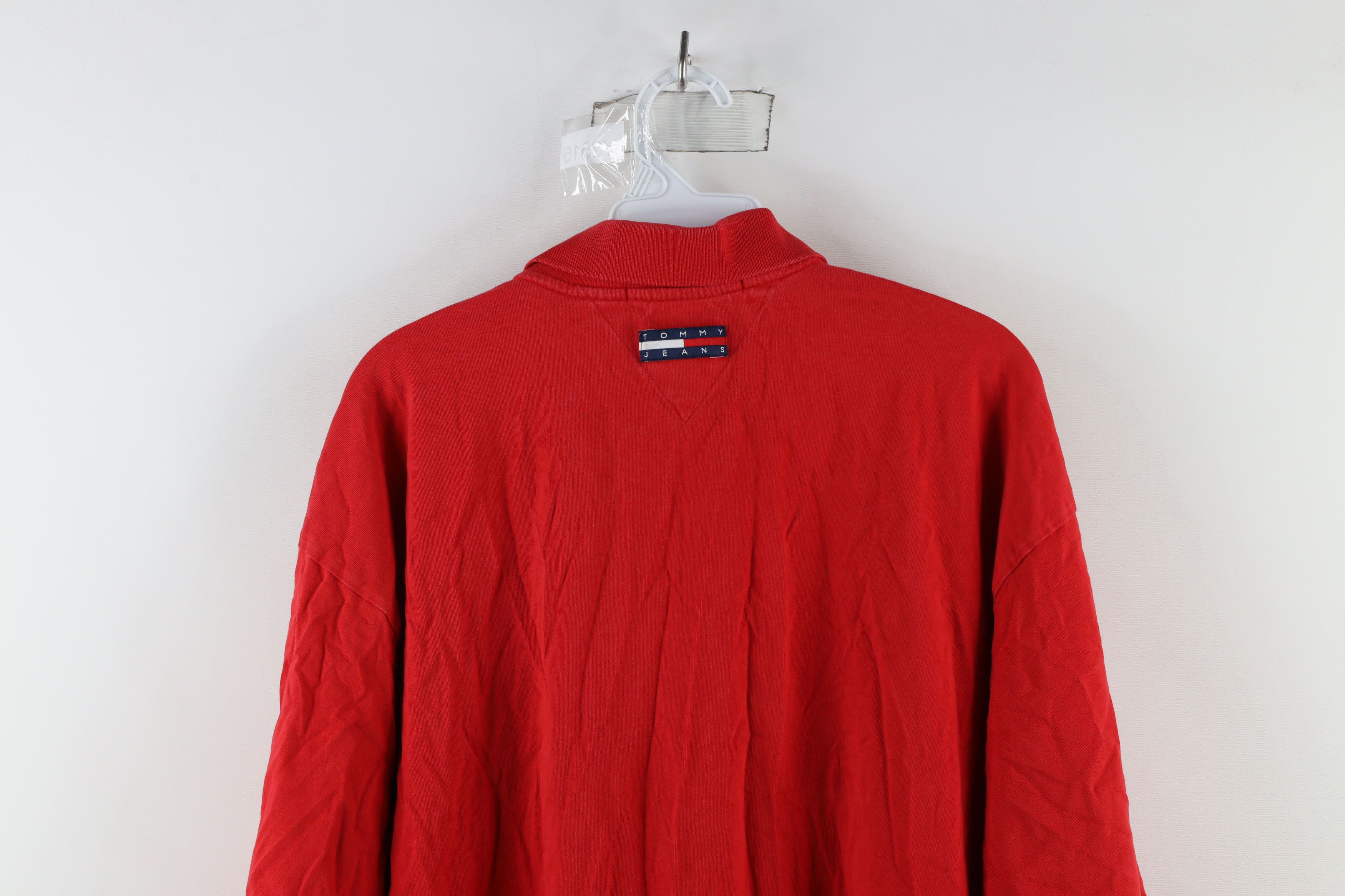 Tommy Hilfiger × Vintage Vintage 90s Tommy Hilfiger Center Flag Logo Golf Polo Shirt Size US XXL / EU 58 / 5 - 11 Thumbnail