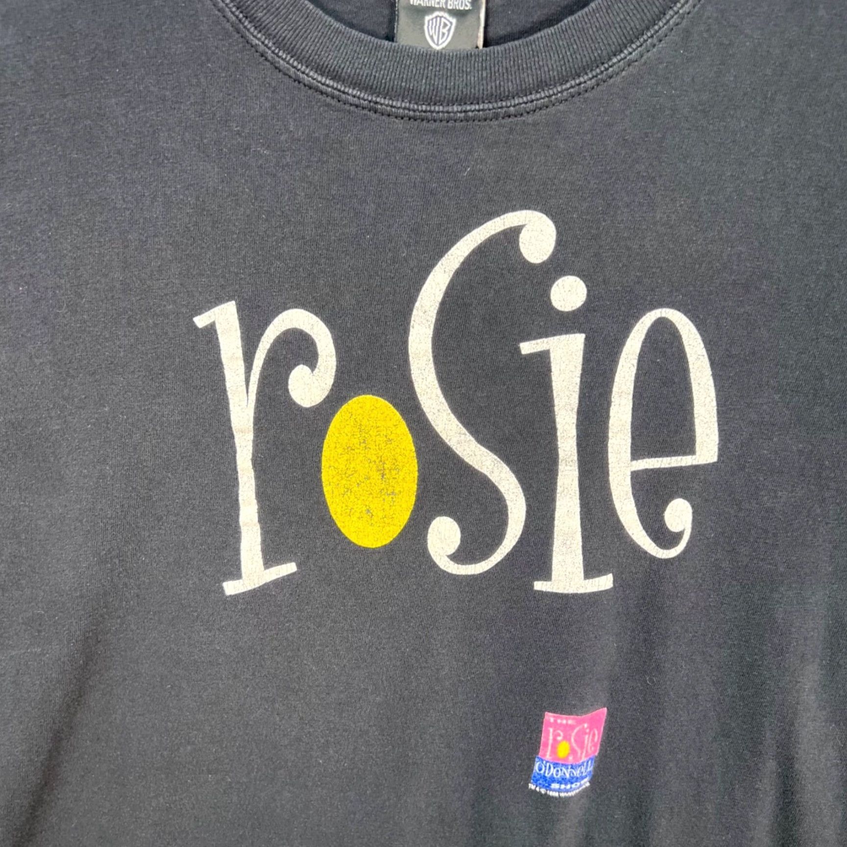 Vintage VINTAGE Warner Bros T-Shirt 90s Mens XL Black Graphic Crew Neck Short Sleeve 1990s Pop Culture Shirt Mens XL Size US XL / EU 56 / 4 - 5 Thumbnail