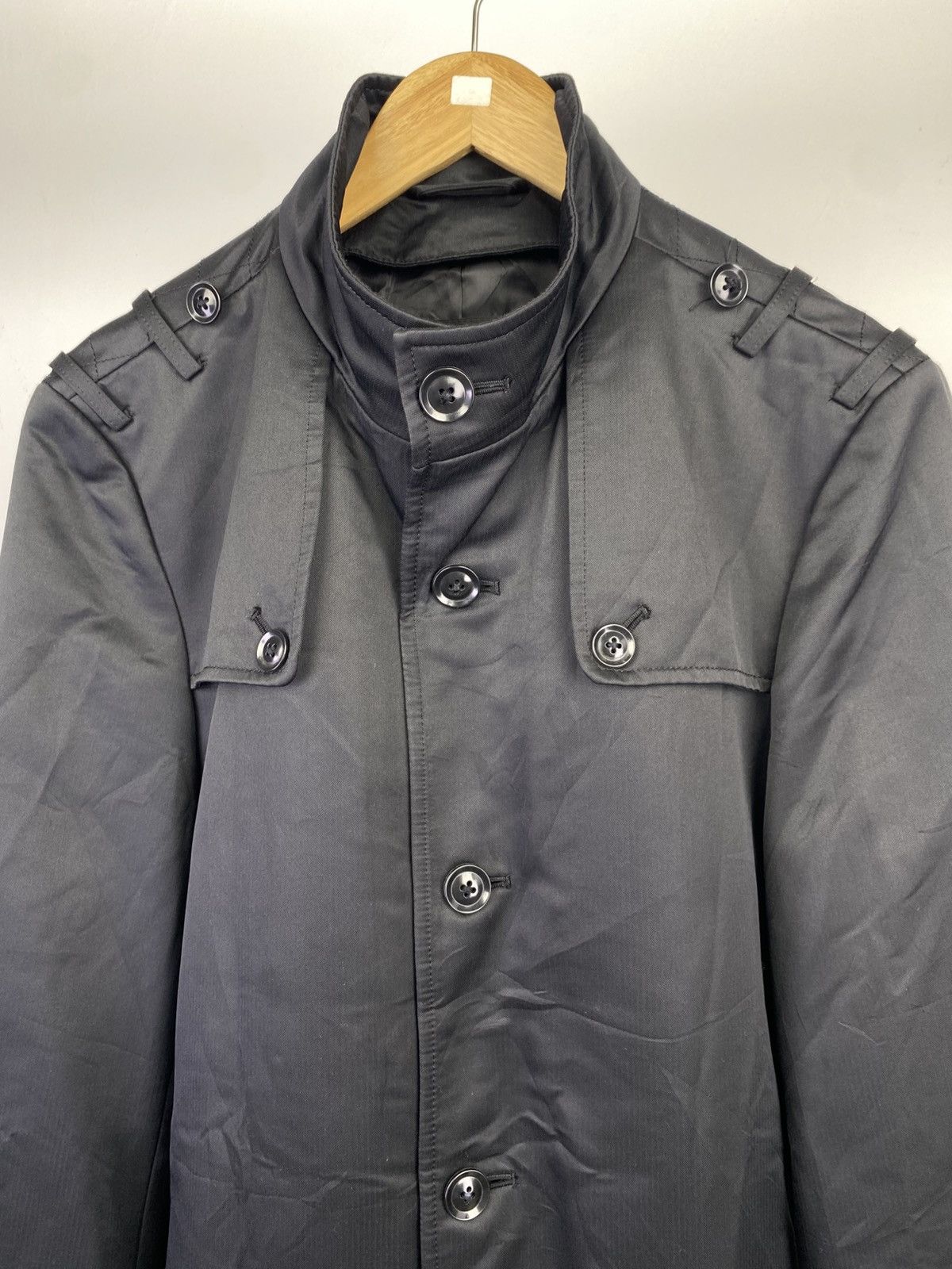 Japanese Brand Tete due by Kazutaka Katoh nylon Trench Coat Size US L / EU 52-54 / 3 - 3 Thumbnail
