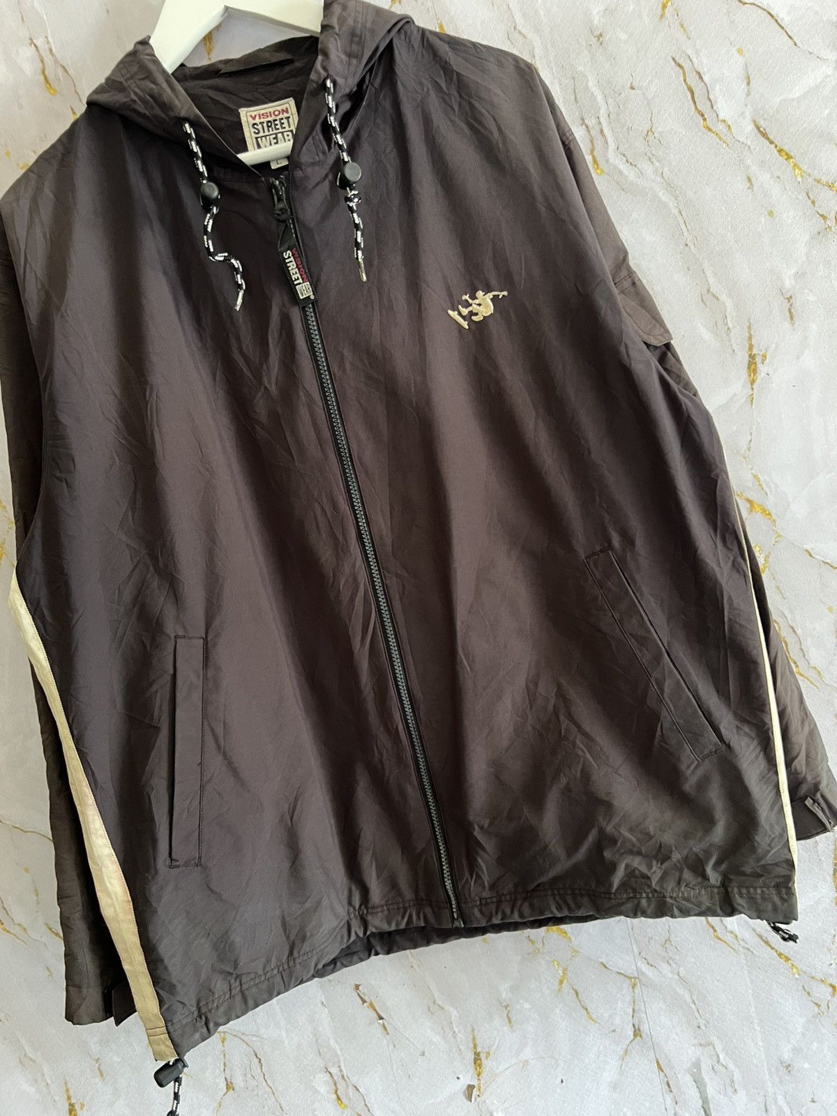 Vision Streetwear Vintage Vision Street Wear Windbreaker Jacket Skateboarding Size US L / EU 52-54 / 3 - 4 Thumbnail