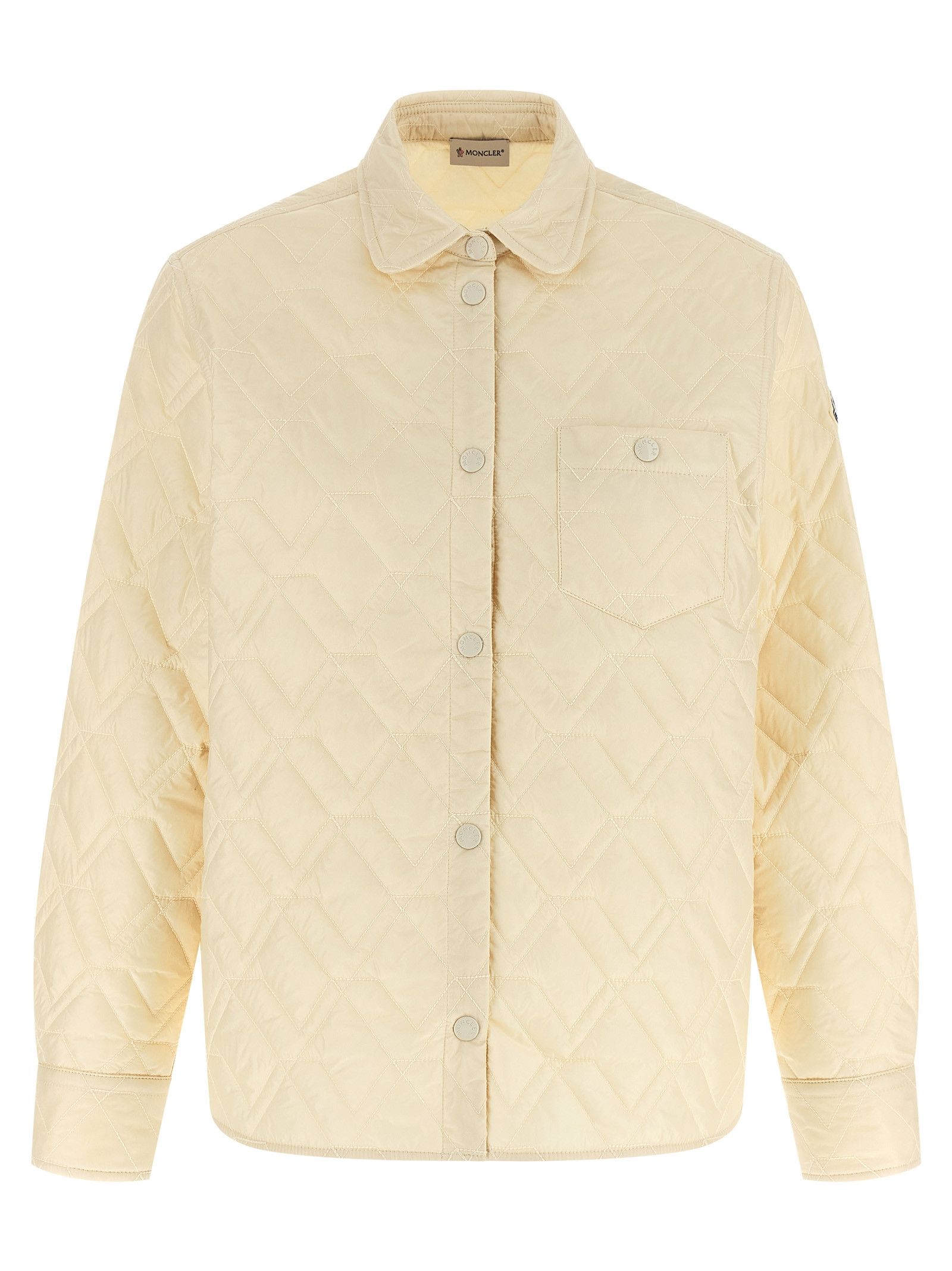 Moncler Quilted Overshirt Size M / US 6-8 / IT 42-44 - 1 Thumbnail