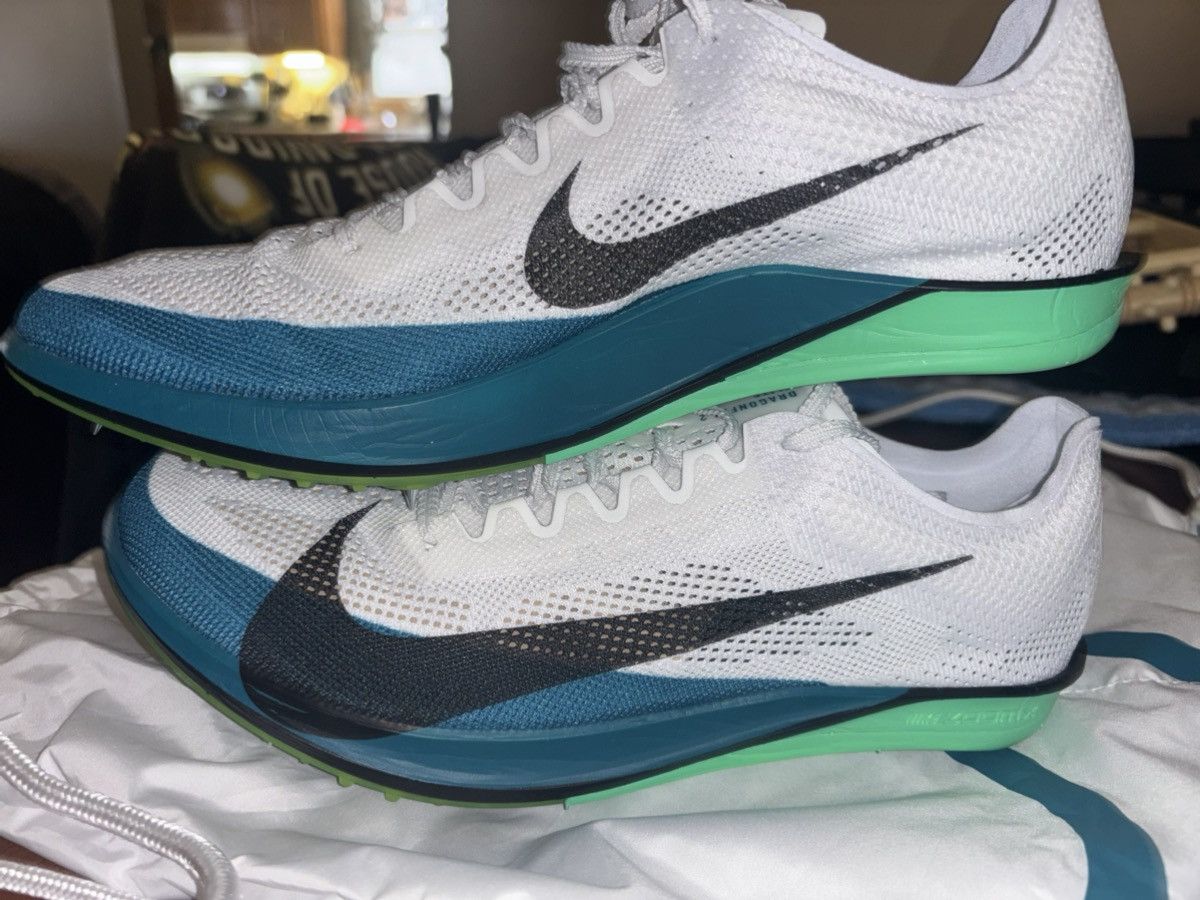 Nike Nike zoom Dragonfly 2 elite white/bright spruce track shoes Size US 10 / EU 43 - 2 Thumbnail