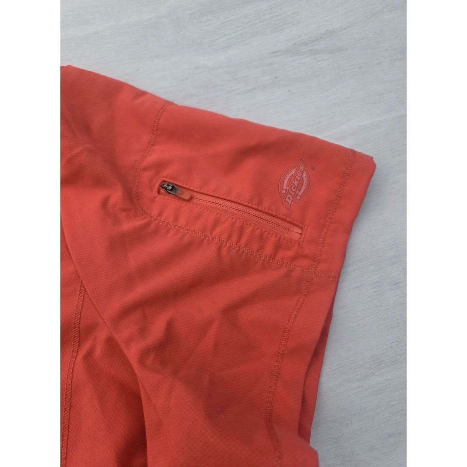Dickies Dickies Scrub Uniform Top Womens 2XL Orange Medical Nurse Work Dental Shirt Womens Orange Medical Dickies 2XL Size XXL / US 16-18 / IT 52-54 - 3 Thumbnail