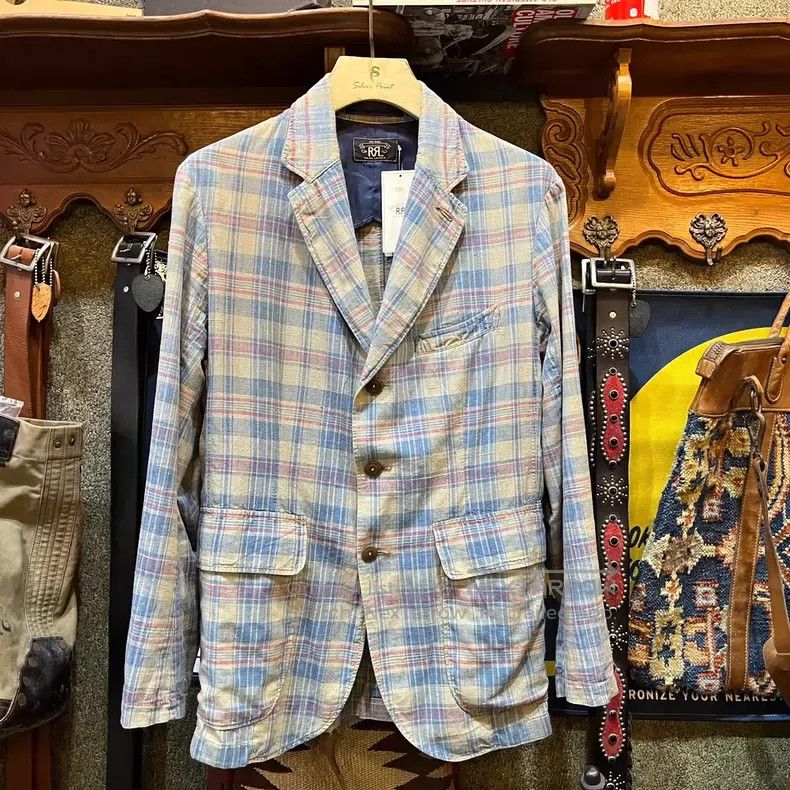 RRL Ralph Lauren RRL Ralph Lauren Make vintage thin summer cotton casual su Size 48R - 1 Thumbnail