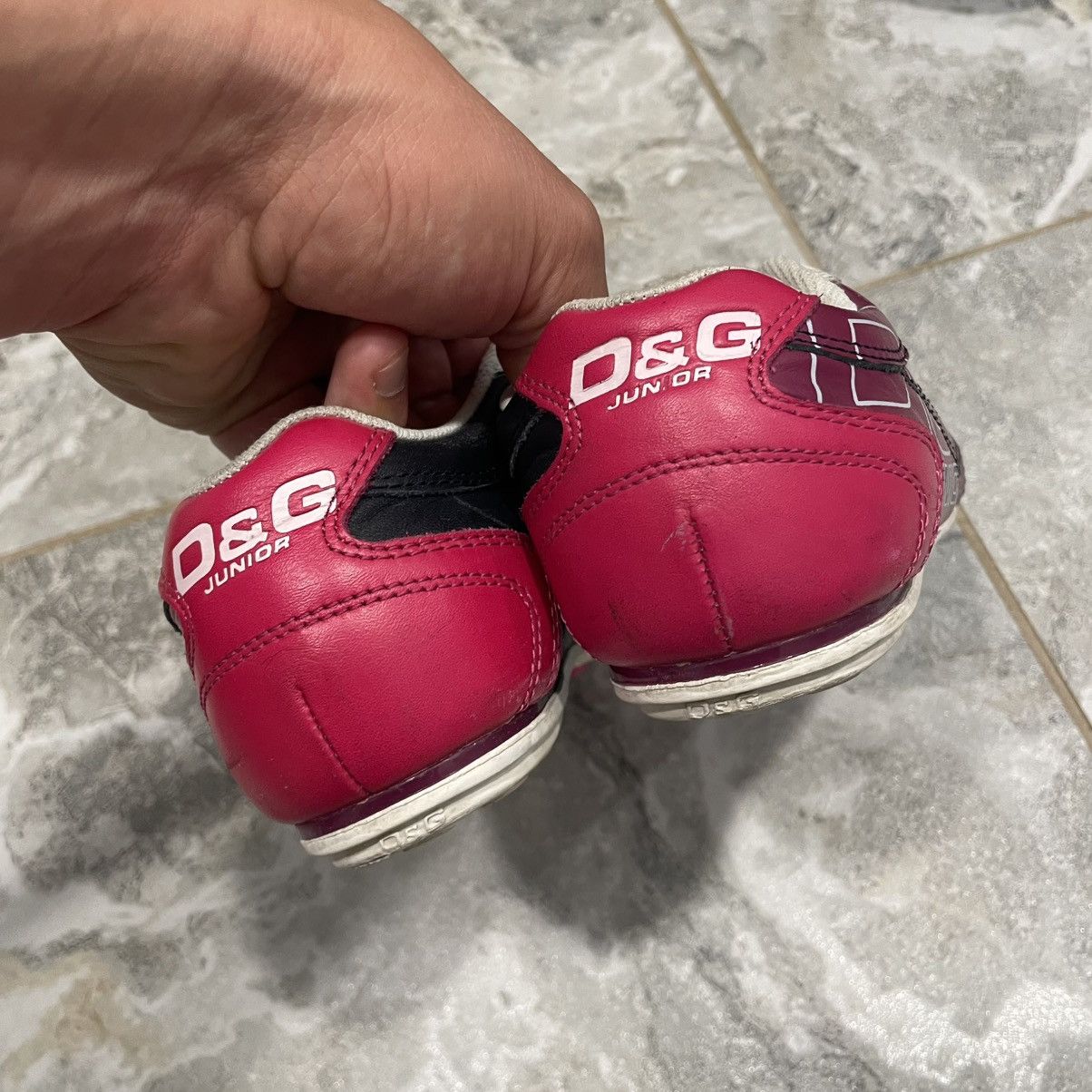 Dolce & Gabbana Vintage Dolce Gabbana Sneakers Embroidered DG Logo shoes Size US 5 / IT 35 - 9 Thumbnail