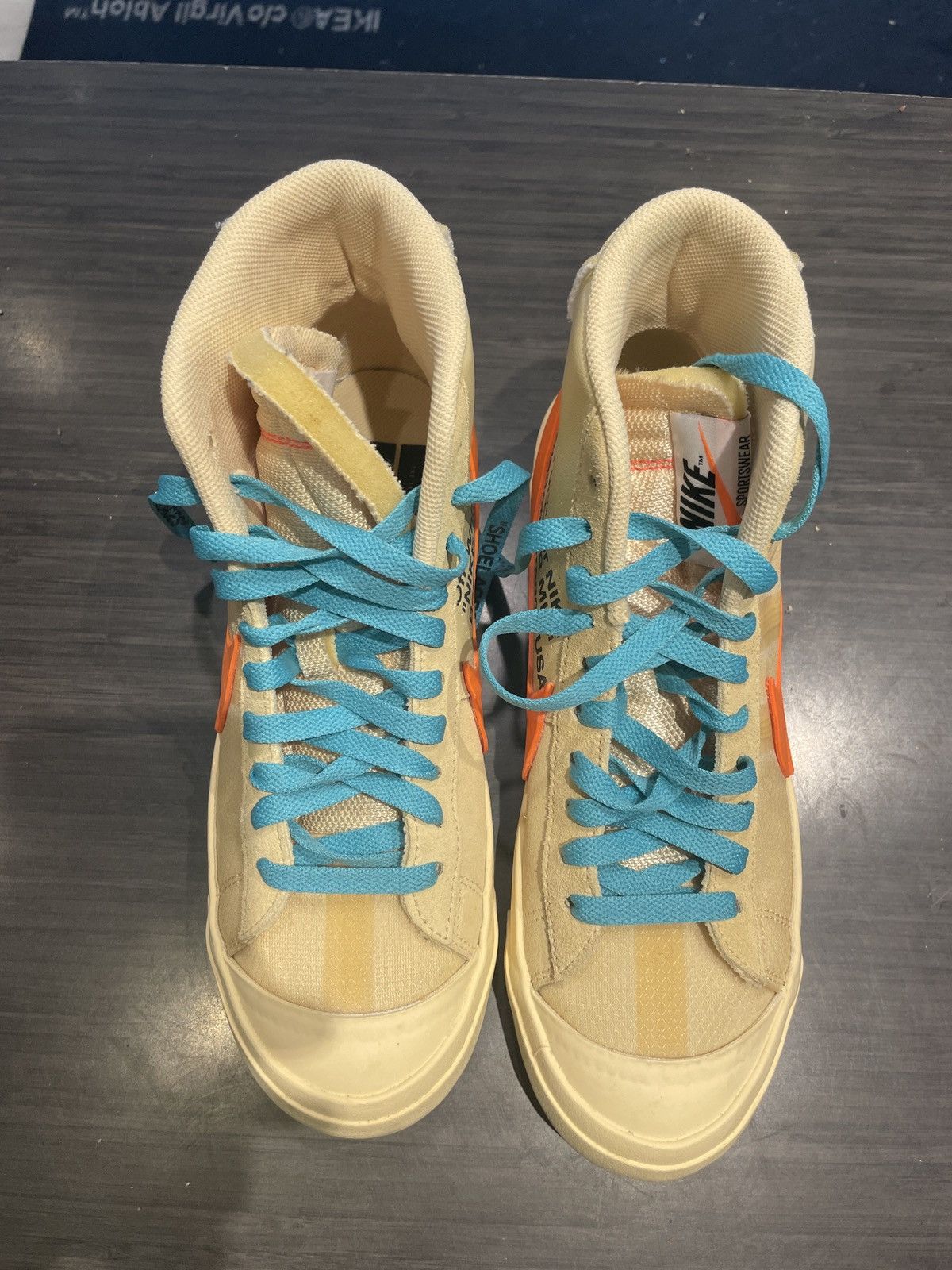 Nike × Off-White Nike x off white blazer mid tan Size US 8 / EU 41 - 9 Thumbnail