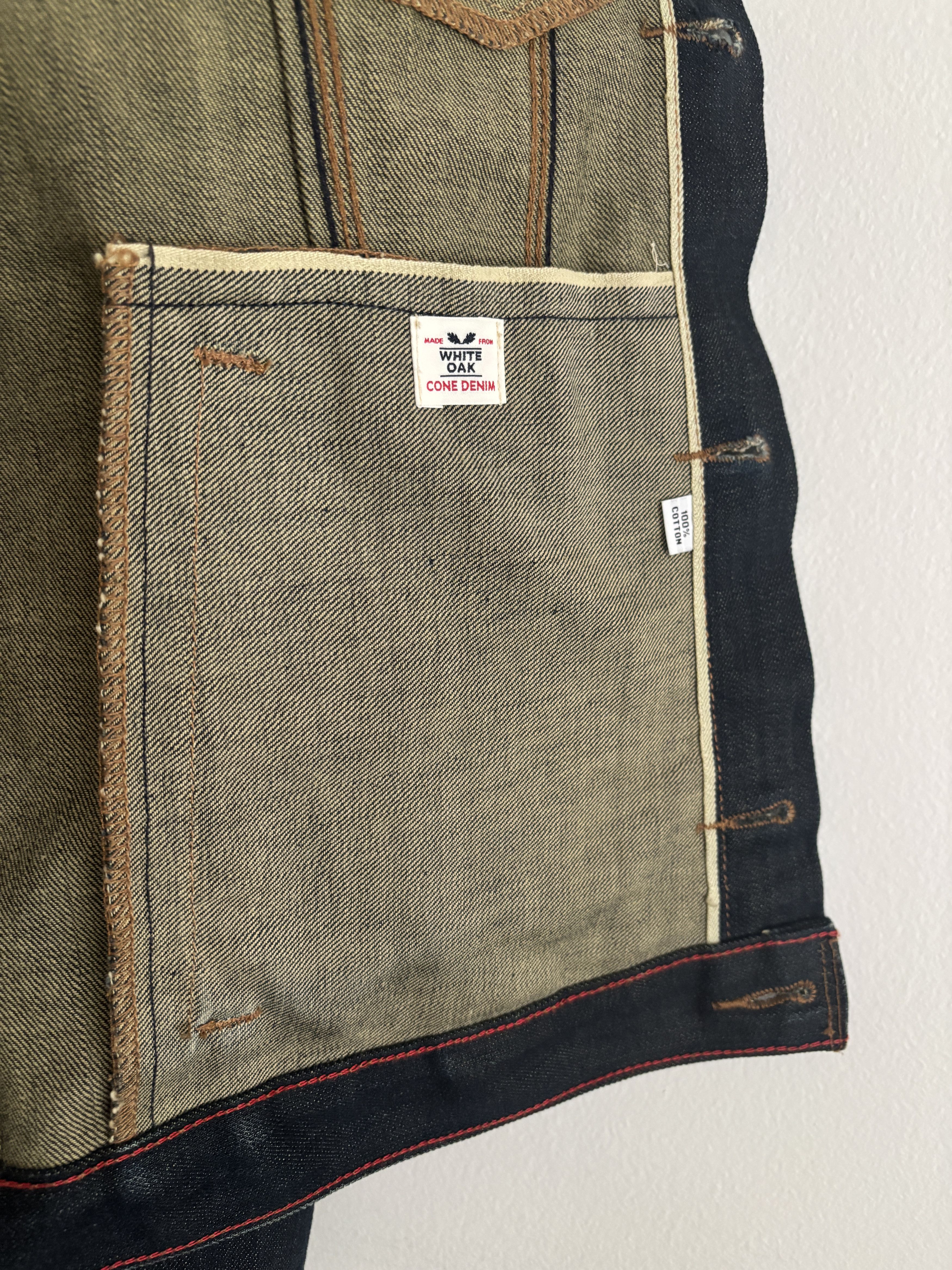 Raleigh Denim $585 Cone Mills White Oak Blue/ Indigo Raw Denim Jacket Size US S / EU 44-46 / 1 - 8 Thumbnail