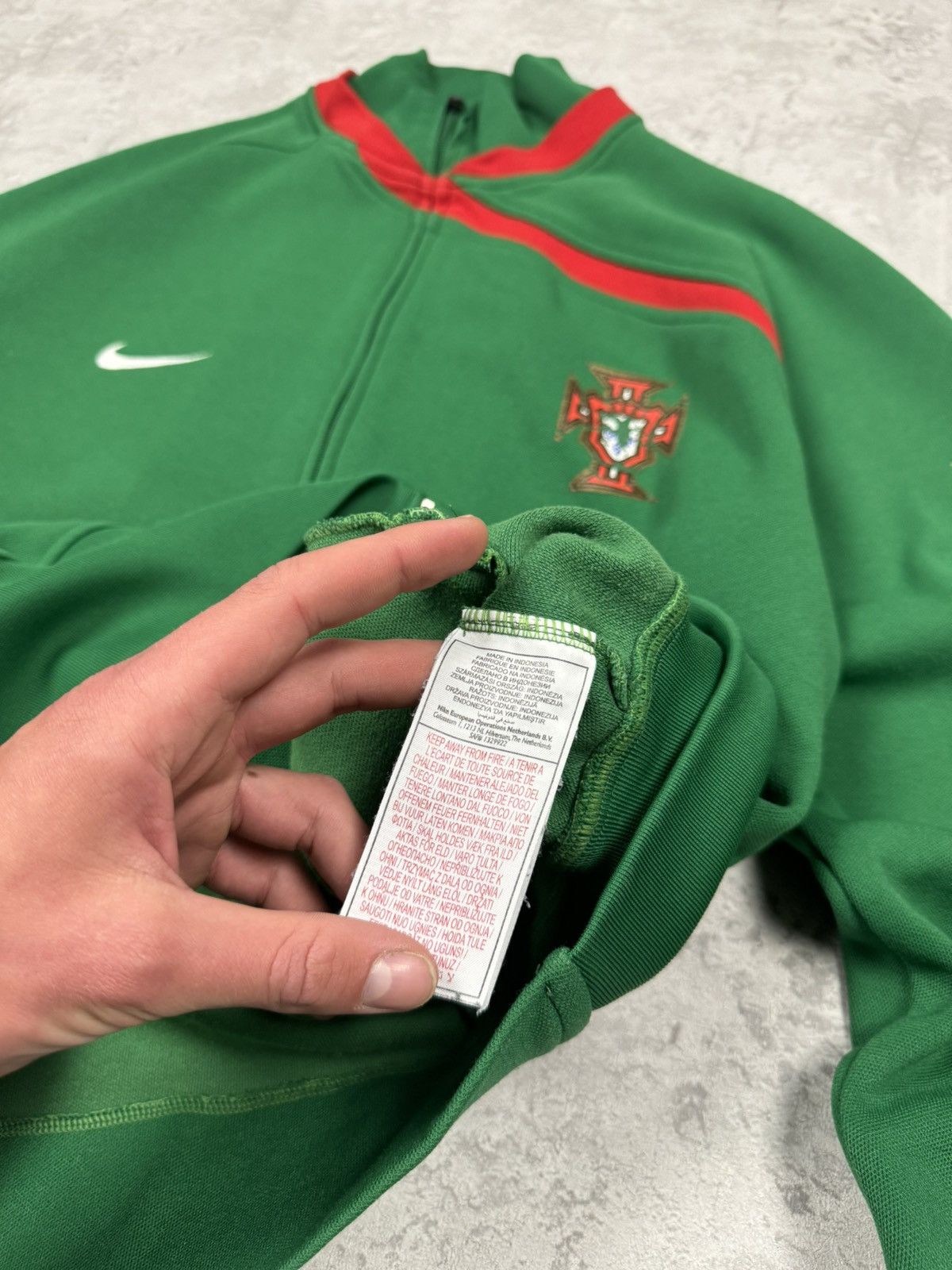 Nike Vintage Nike Portugal Track Jacket Size XL Size US XL / EU 56 / 4 - 12 Thumbnail