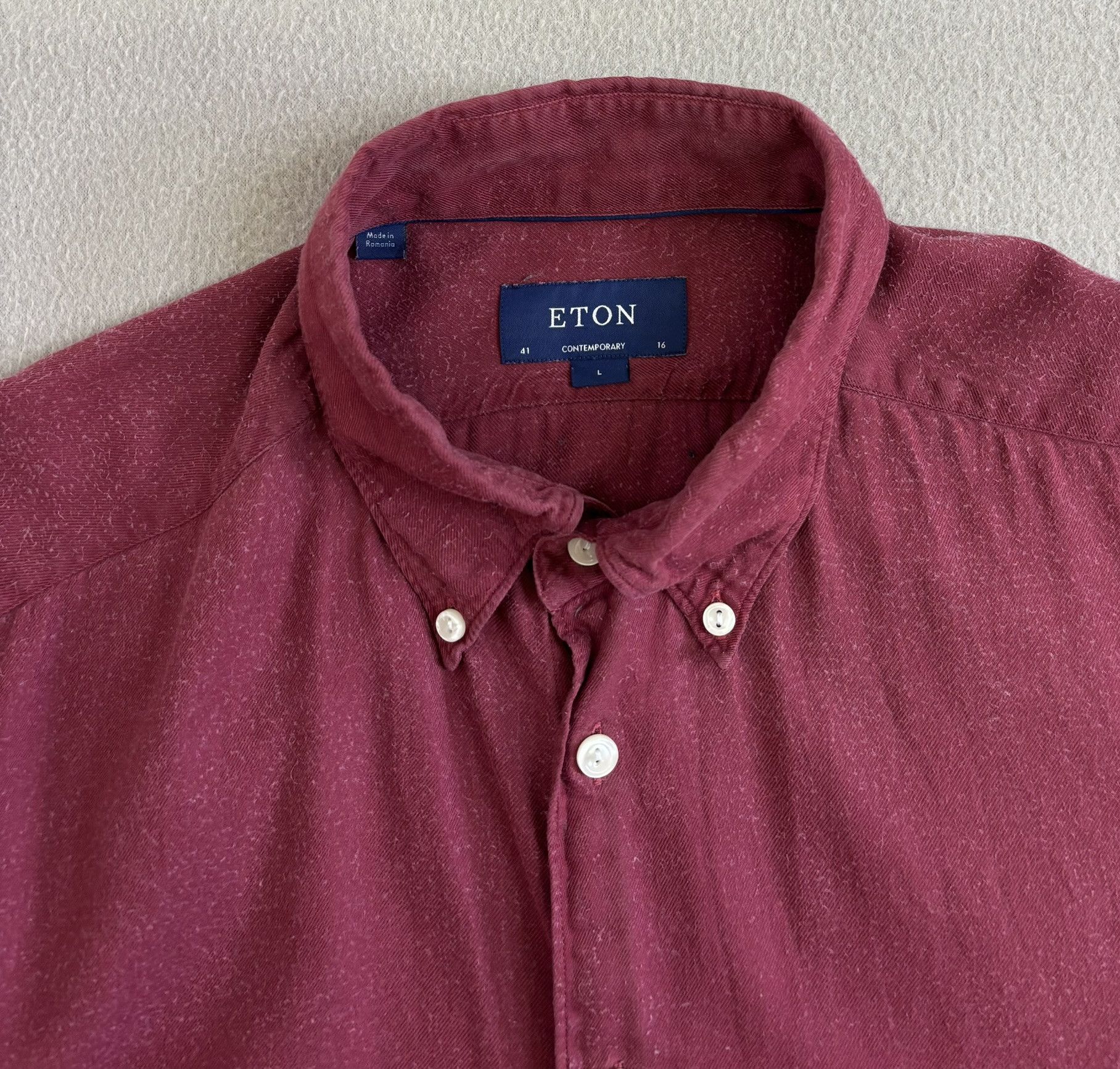 Eton Eton shirt Lyocell large Size US L / EU 52-54 / 3 - 15 Thumbnail