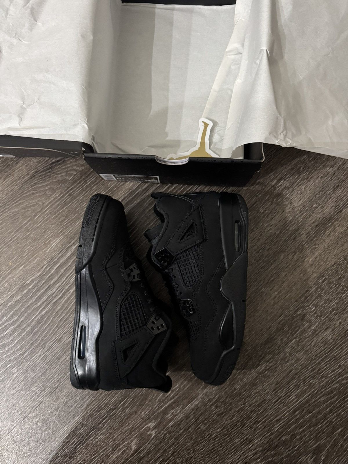 Jordan Brand Air Jordan 4 Retro ‘Black Cat’ (2025) Size US 6.5 / EU 39-40 - 4 Thumbnail