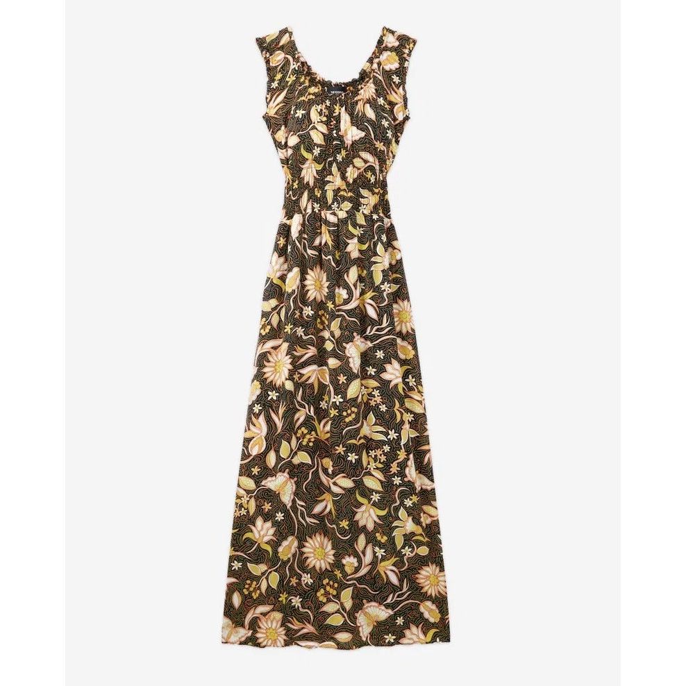 The Kooples The Kooples Long Summer Dress With All-Over Floral Motif Size M / US 6-8 / IT 42-44 - 2 Thumbnail