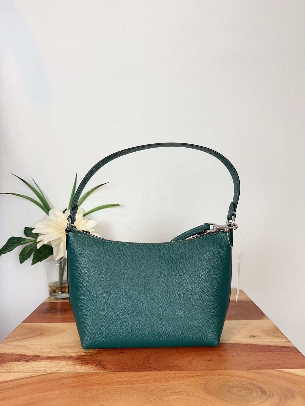 Coach NWT Coach Leather Zip Top Shoulder Bag Size ONE SIZE - 3 Thumbnail