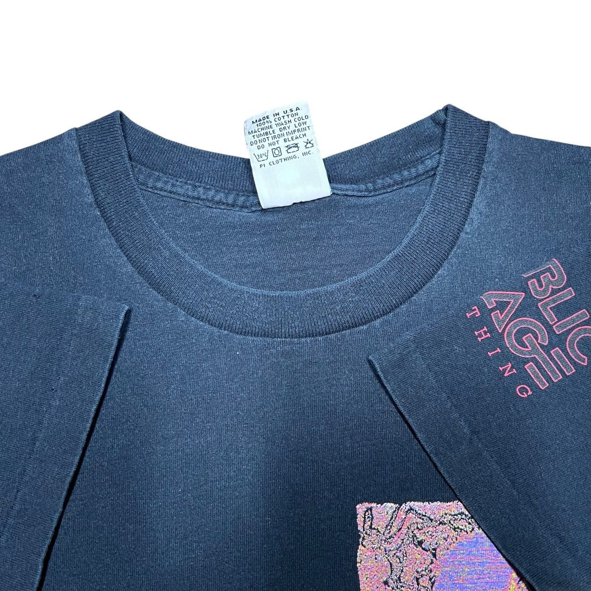 Other Vintage 1990s Public Image Clothing Trippy Psychedelic Tee Size US L / EU 52-54 / 3 - 4 Thumbnail