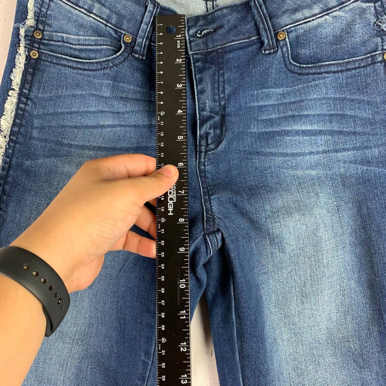 Other Bob Timberlake Small Straight Mid Rise Stretch Denim Size 27" / US 4 / IT 40 - 5 Thumbnail