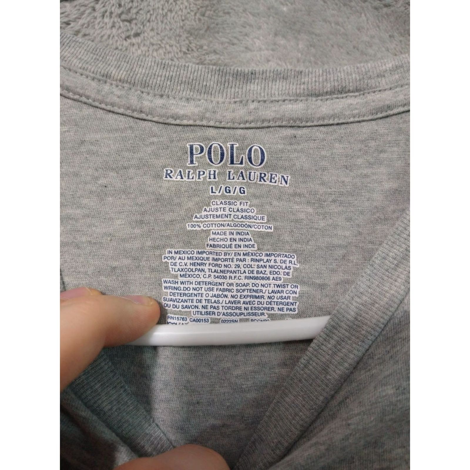 Polo Ralph Lauren Polo Ralph Lauren Shirt Mens Large Gray Short Sleeve Crew Neck Tee Logo Casual Size US L / EU 52-54 / 3 - 5 Thumbnail