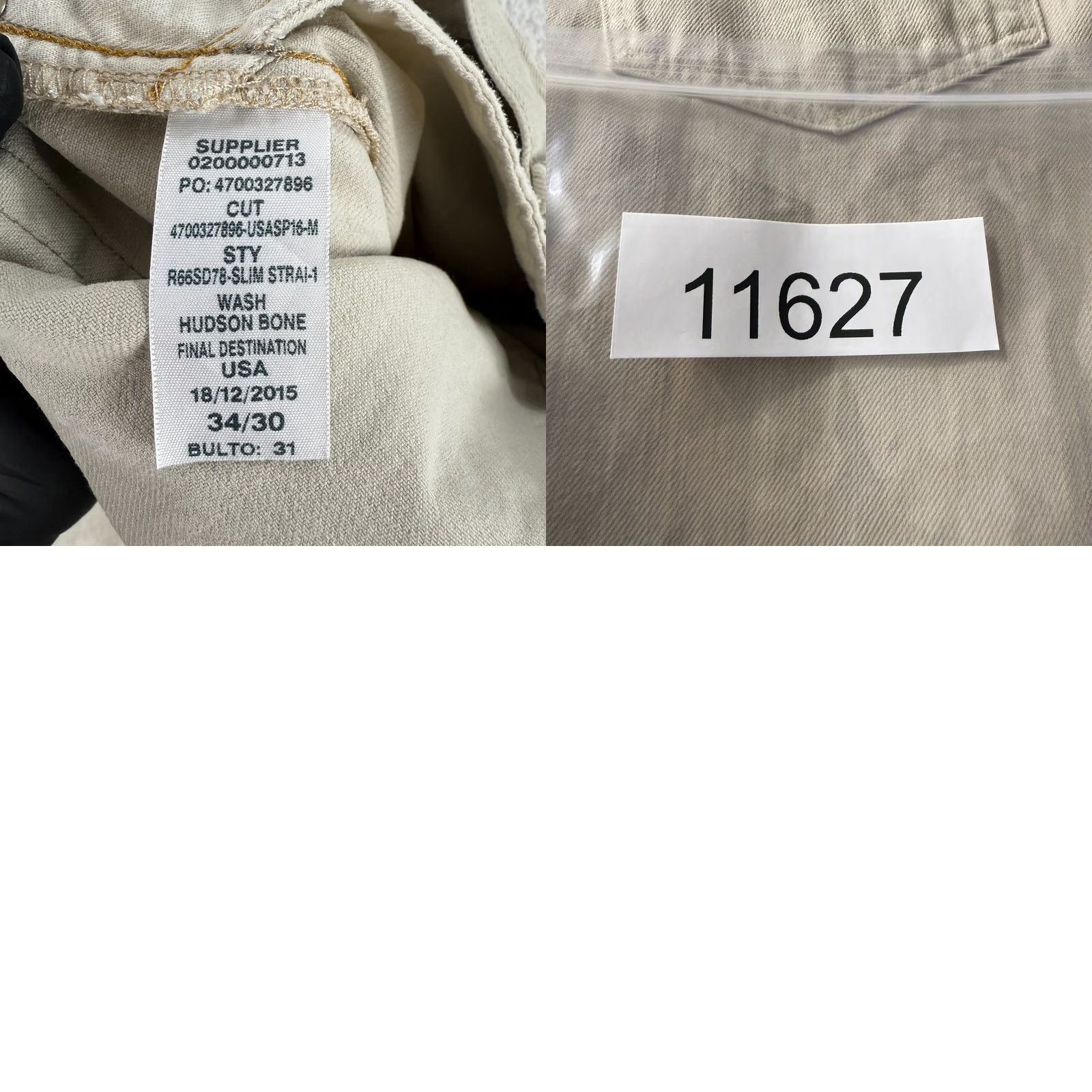 Polo Ralph Lauren Polo Ralph Lauren Jeans Men Beige Denim Slim Straight 34x30 Vintage Casual 90s Logo Preppy Size US S / EU 44-46 / 1 - 11 Thumbnail