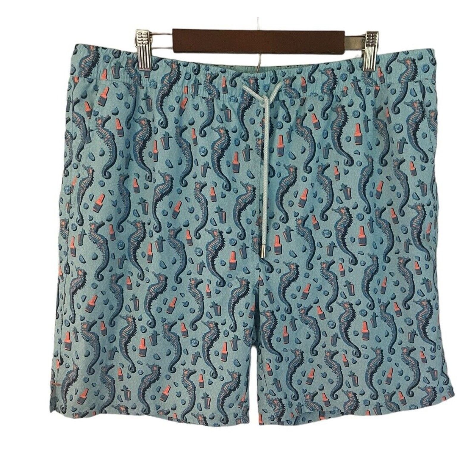 Peter Millar Peter Millar Seaside Collection Swim Trunks Blue Size XL Size US 40 / EU 56 - 1 Thumbnail