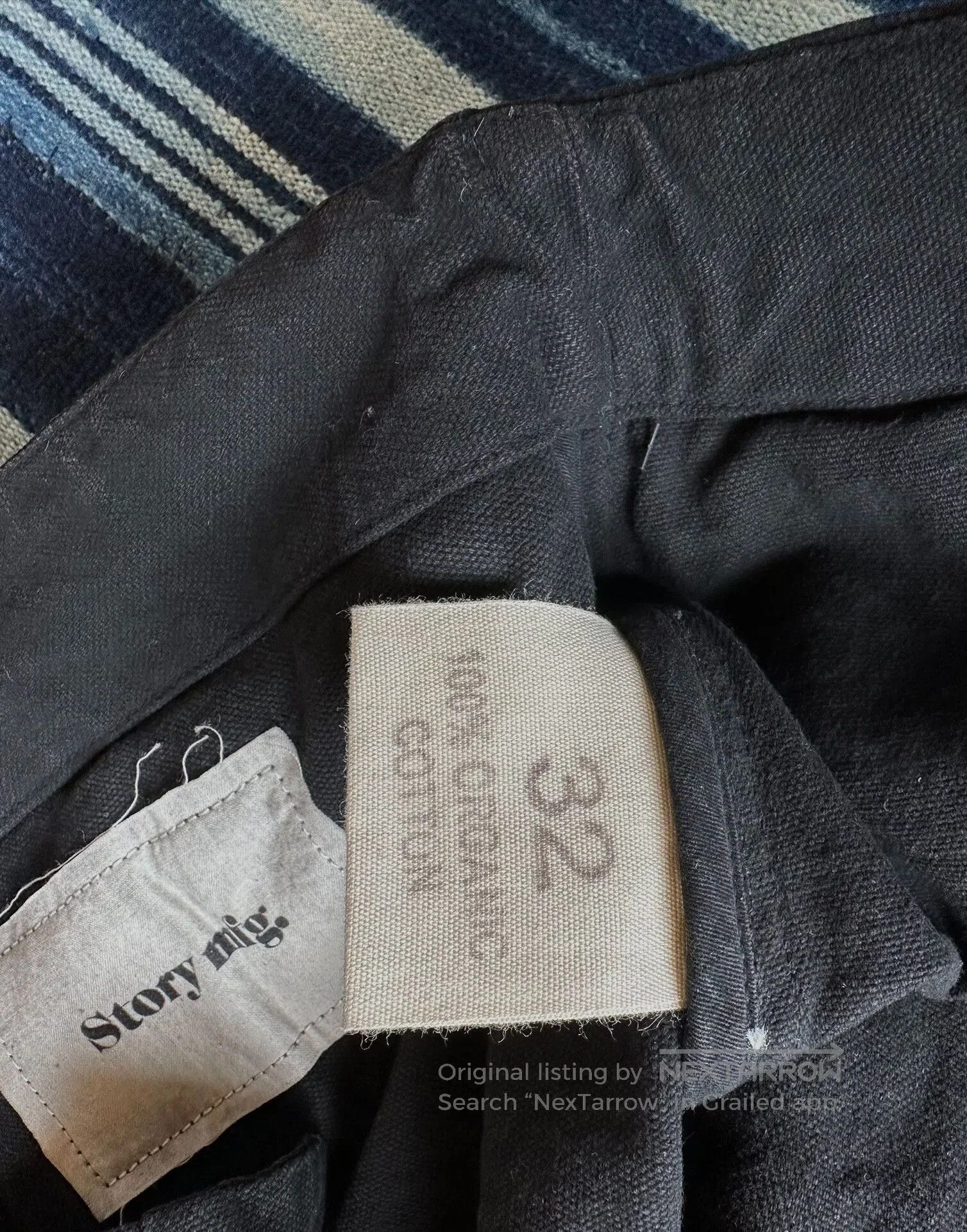 Story Mfg. Organic Dyed Loose Fit Casual Pants. Size US 32 / EU 48 - 4 Thumbnail