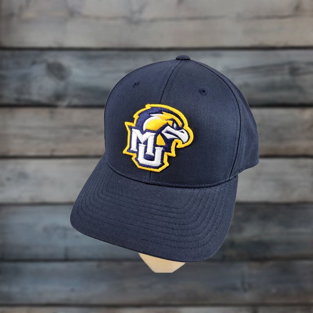 Vintage Marquette Golden Eagles Navy Blue Hat Strapback Pacific Headwear Size ONE SIZE - 1 Thumbnail